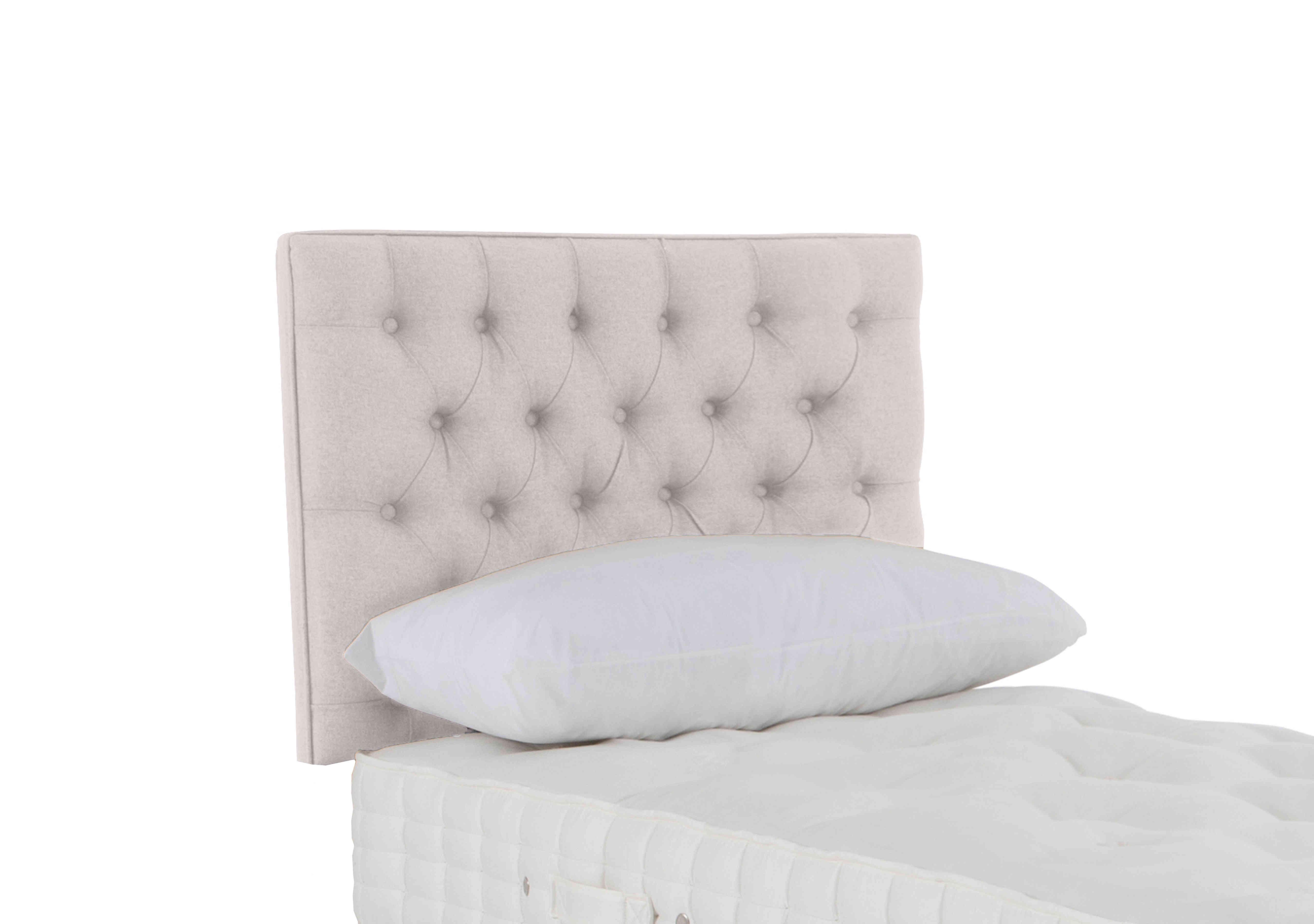 Wooburn Strutted Headboard in Brooklyn 903 Shell on Furniture Village