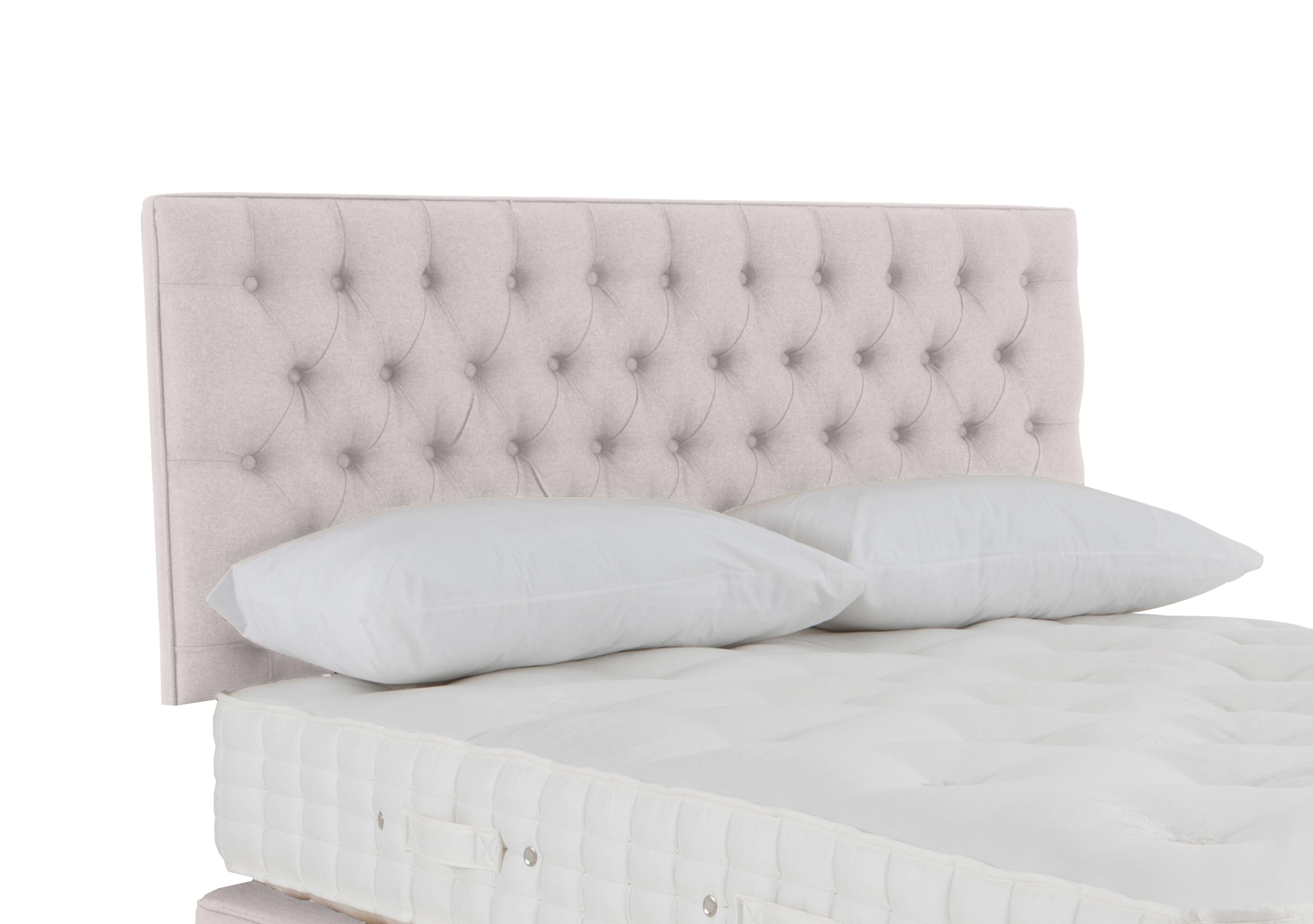 Wooburn Strutted Headboard in Brooklyn 903 Shell on Furniture Village