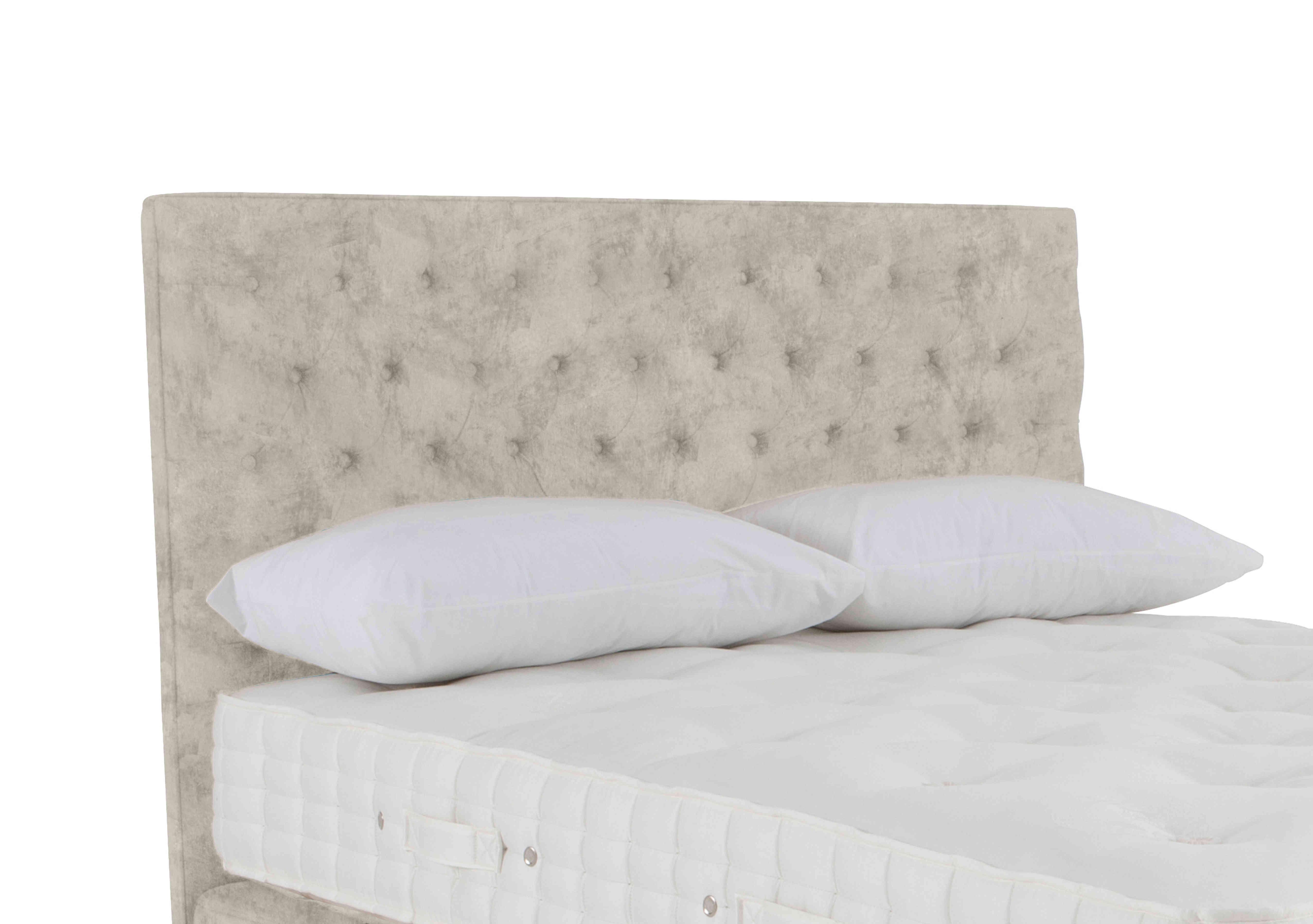 Bespoke Wooburn Floor Standing Headboard in Daytona Stone on Furniture Village