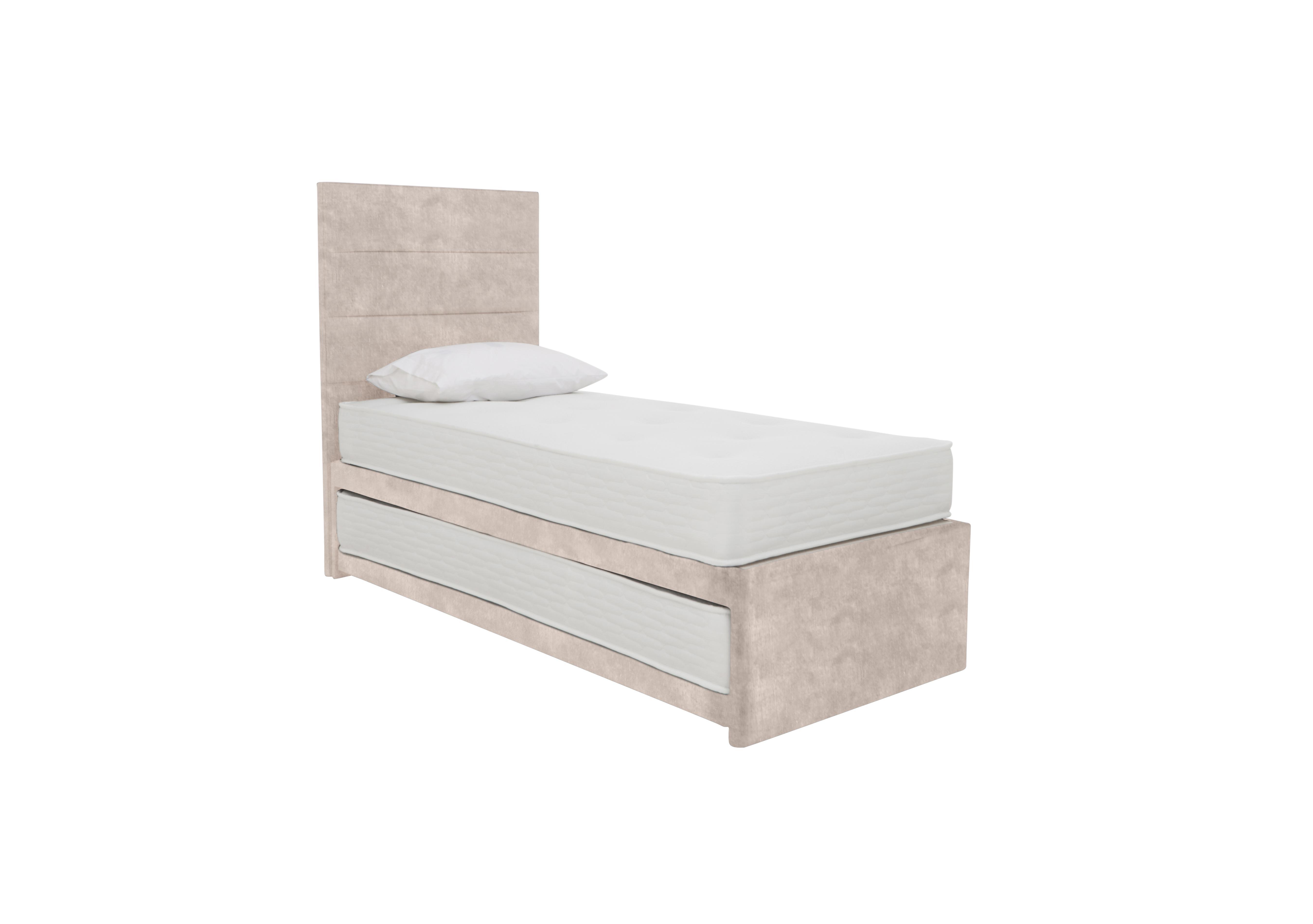 Guest Bed with Pocket Sprung Mattress in Lace Ivory on Furniture Village