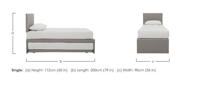 Coil Guest Bed with Illusion Headboard in  on Furniture Village
