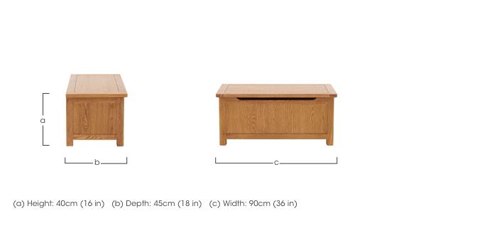 Atlantic Blanket Box in  on Furniture Village