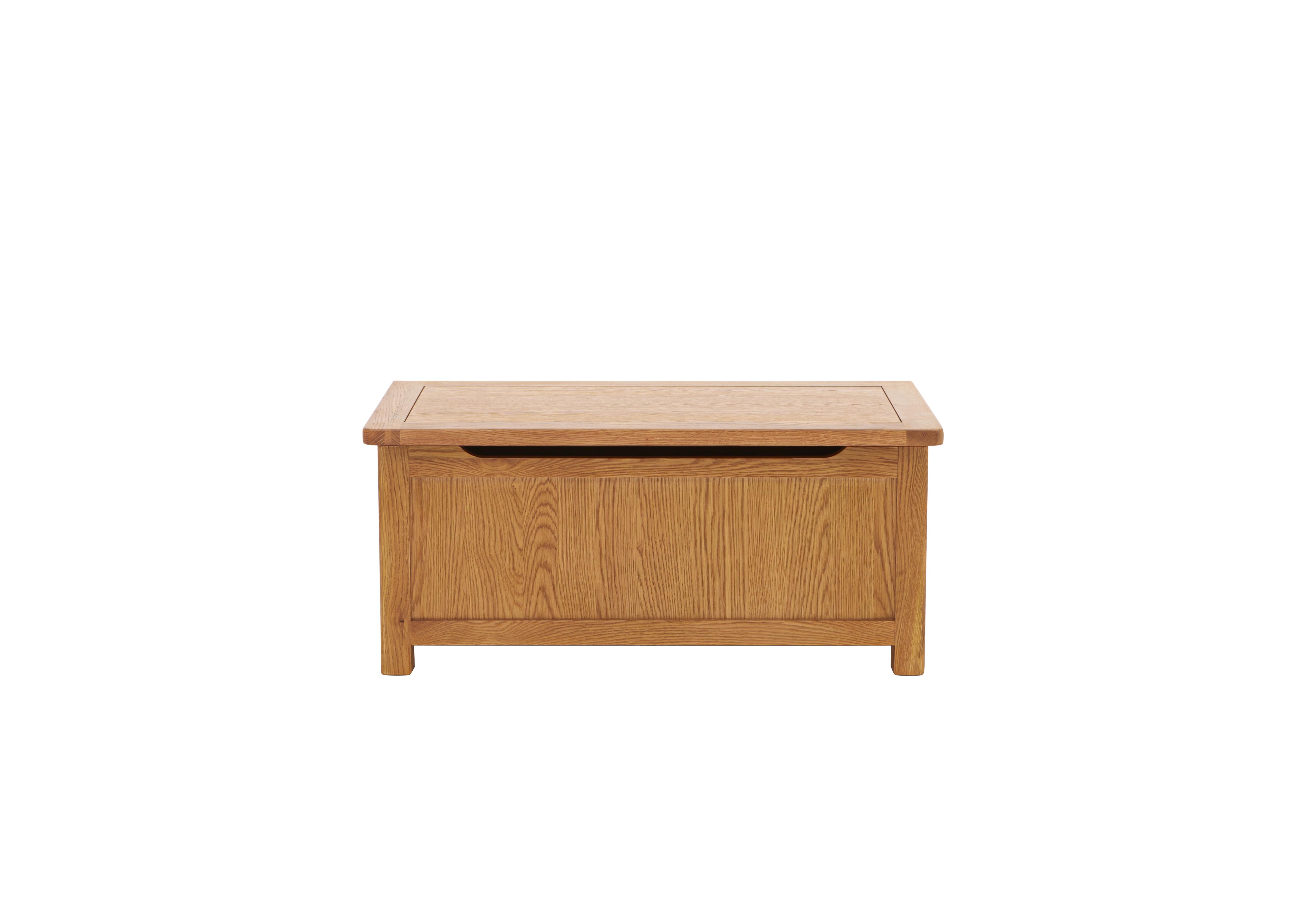 Atlantic Blanket Box in Oak on Furniture Village