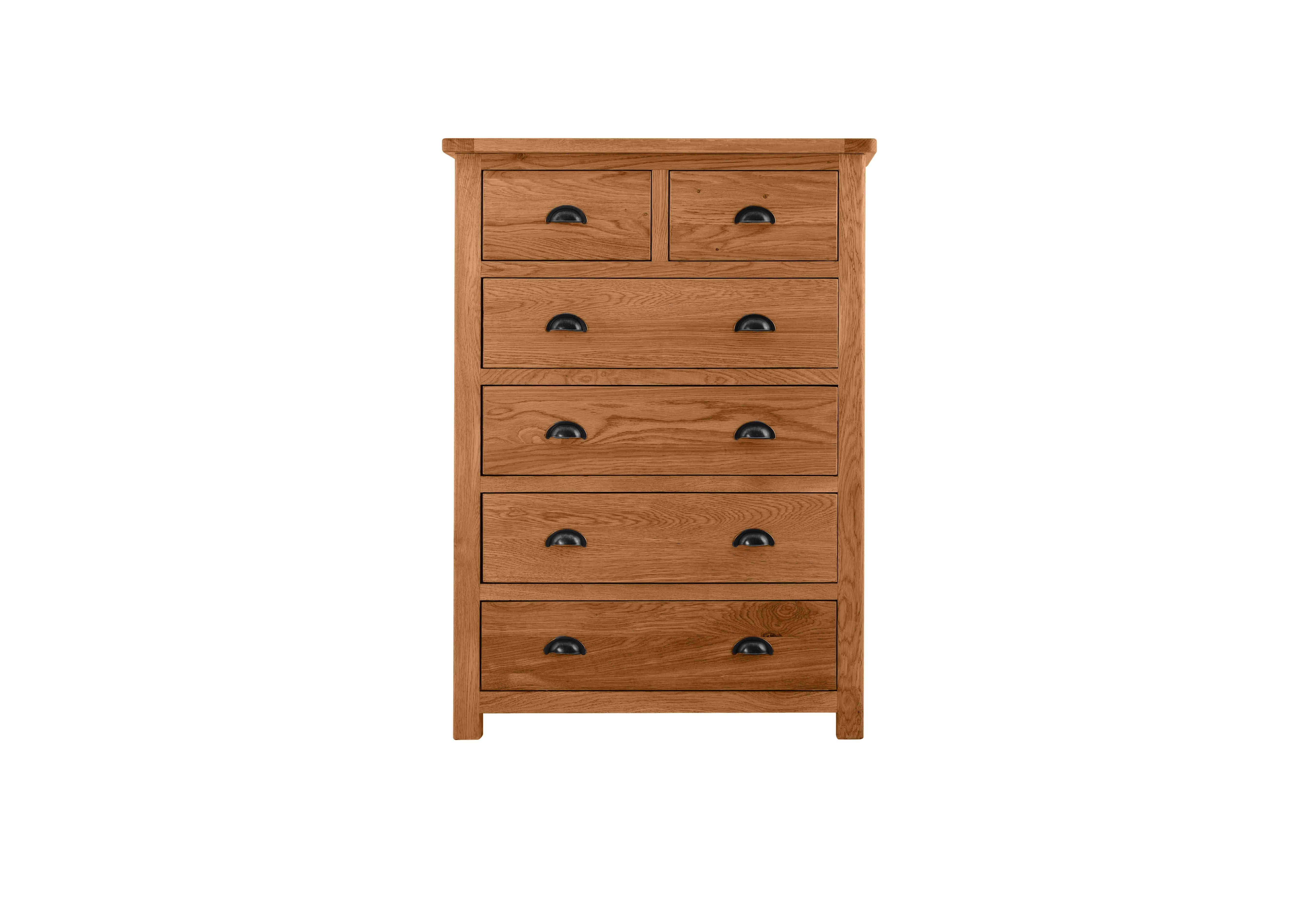 Atlantic 2 + 4 Chest of Drawers in Oak on Furniture Village