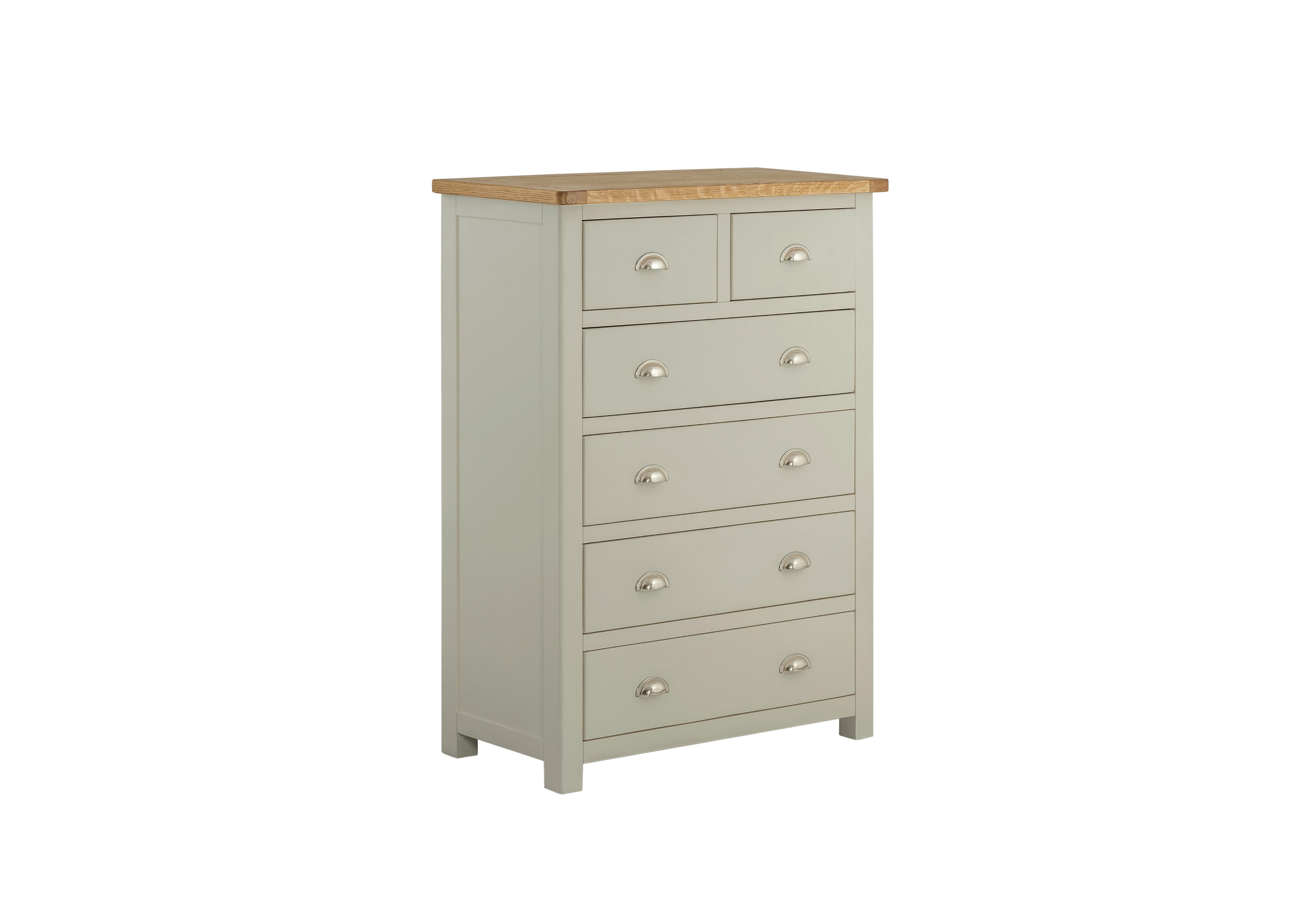 Atlantic 2 + 4 Chest of Drawers in Stone on Furniture Village