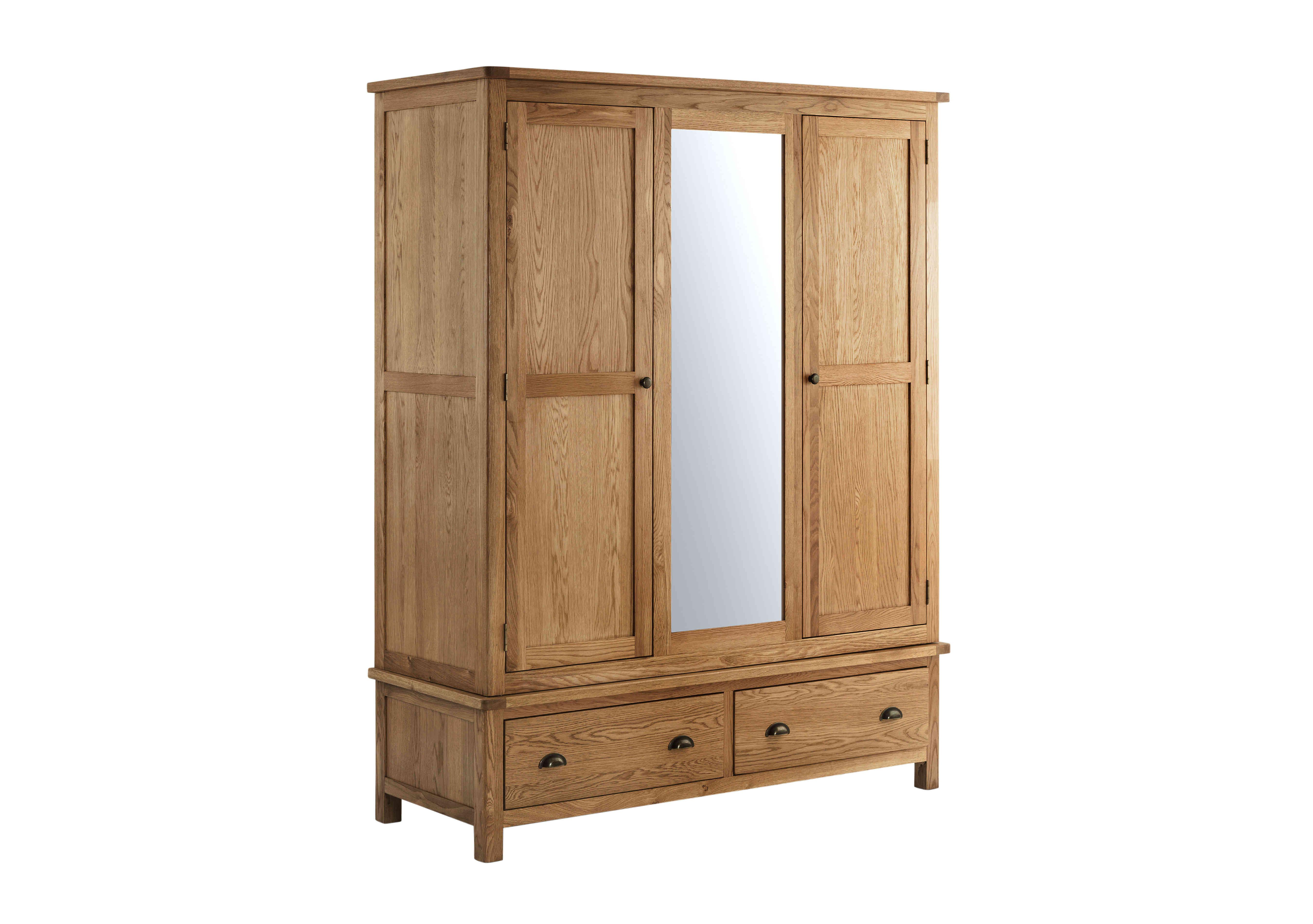 Atlantic Triple Wardrobe in Oak on Furniture Village