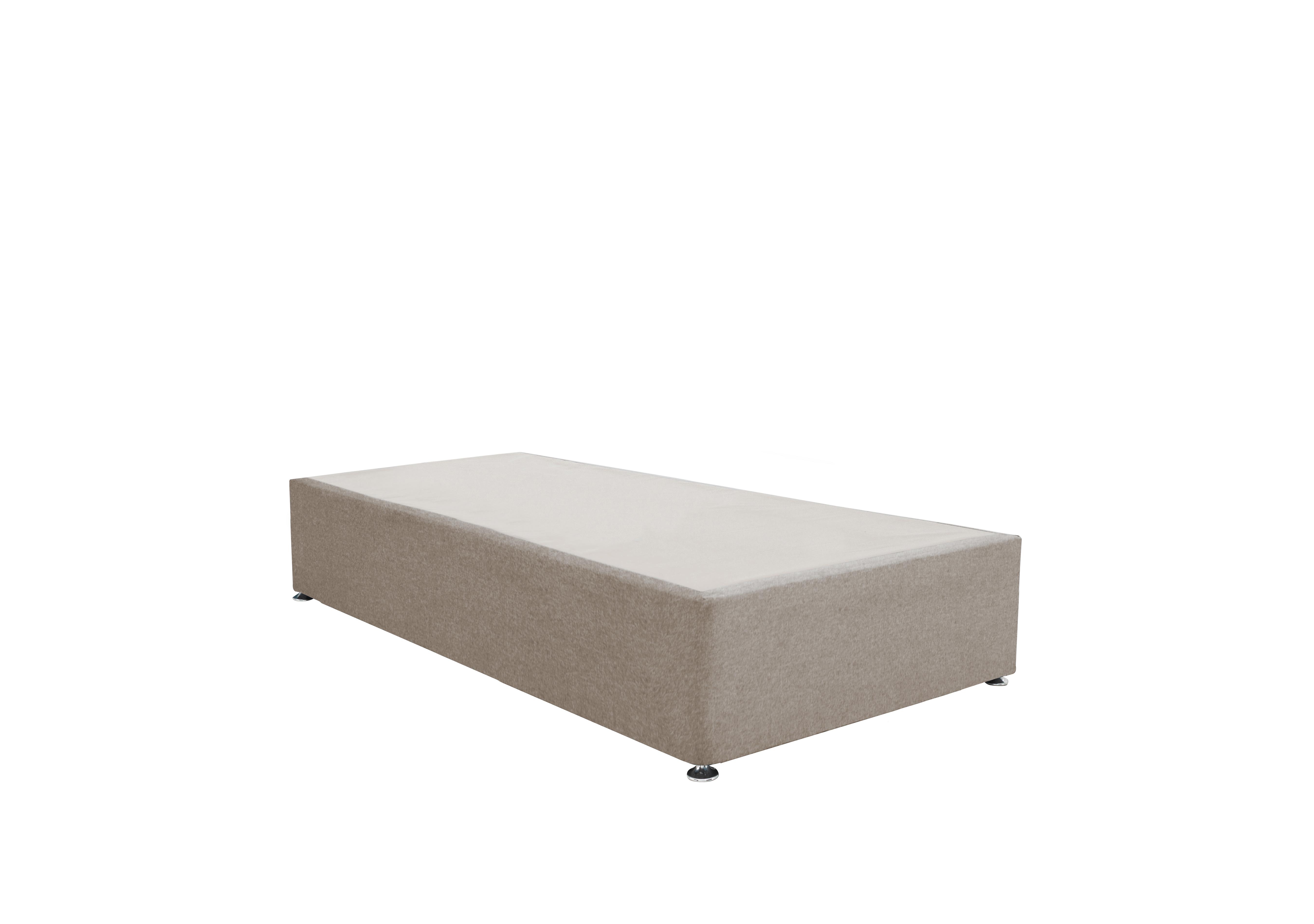 Divan Base in Joshua Latte on Furniture Village