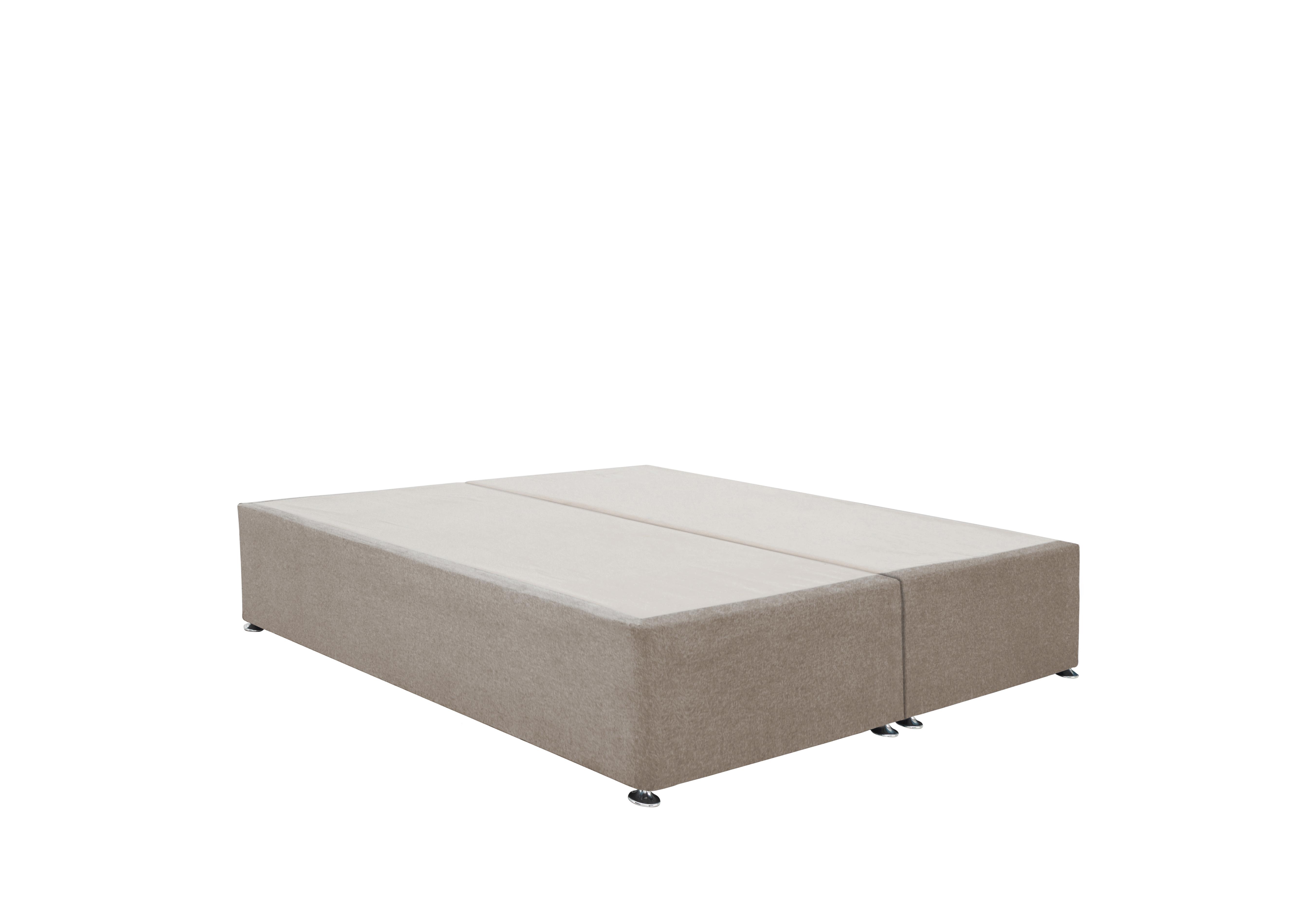 Divan Base in Joshua Latte on Furniture Village