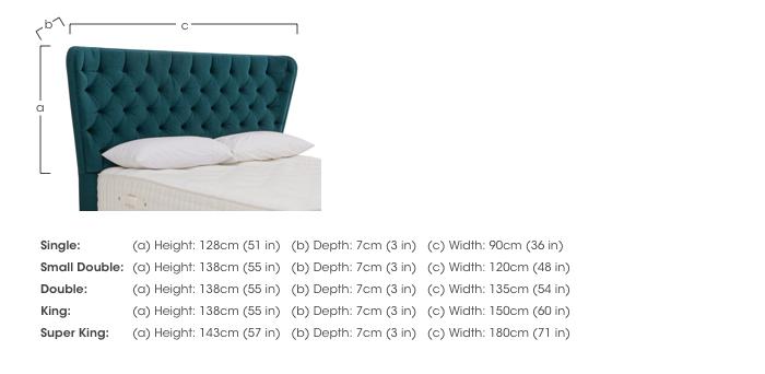 Yorkshire Sycamore Headboard in  on Furniture Village