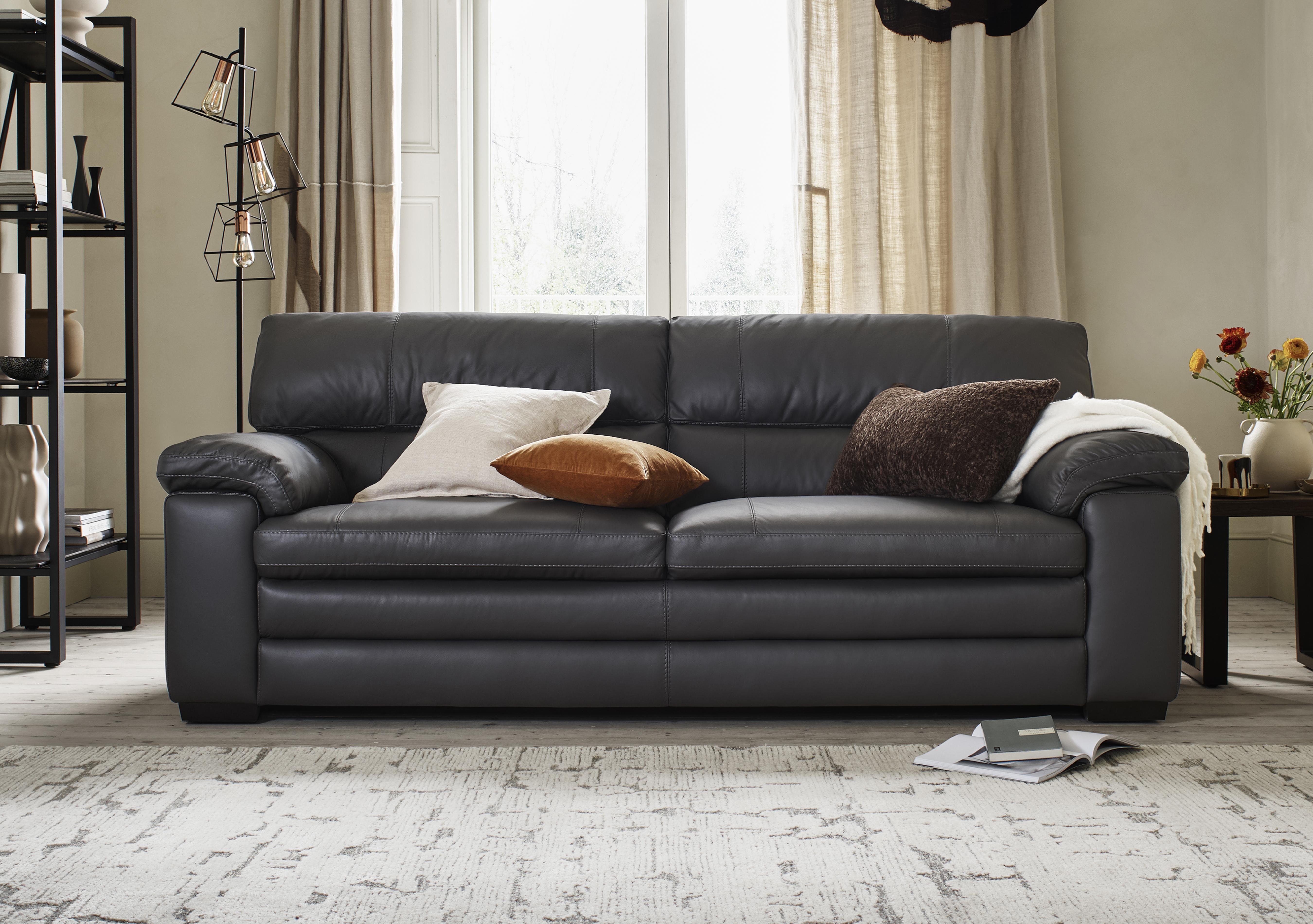 Cozee Leather 2.5 Seater Sofa in  on Furniture Village