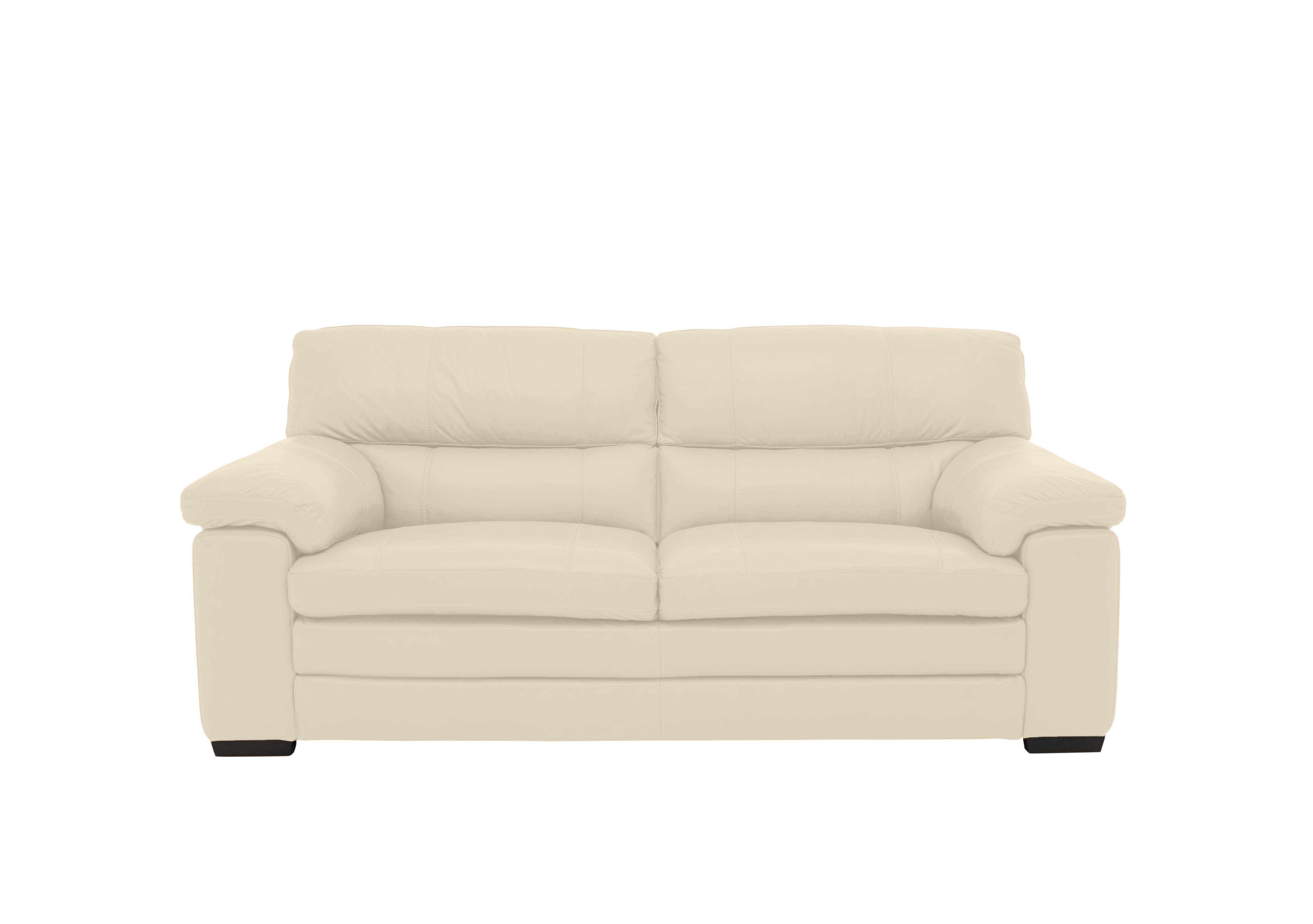 Cozee Leather 2.5 Seater Sofa in Nw-521e Frost on Furniture Village