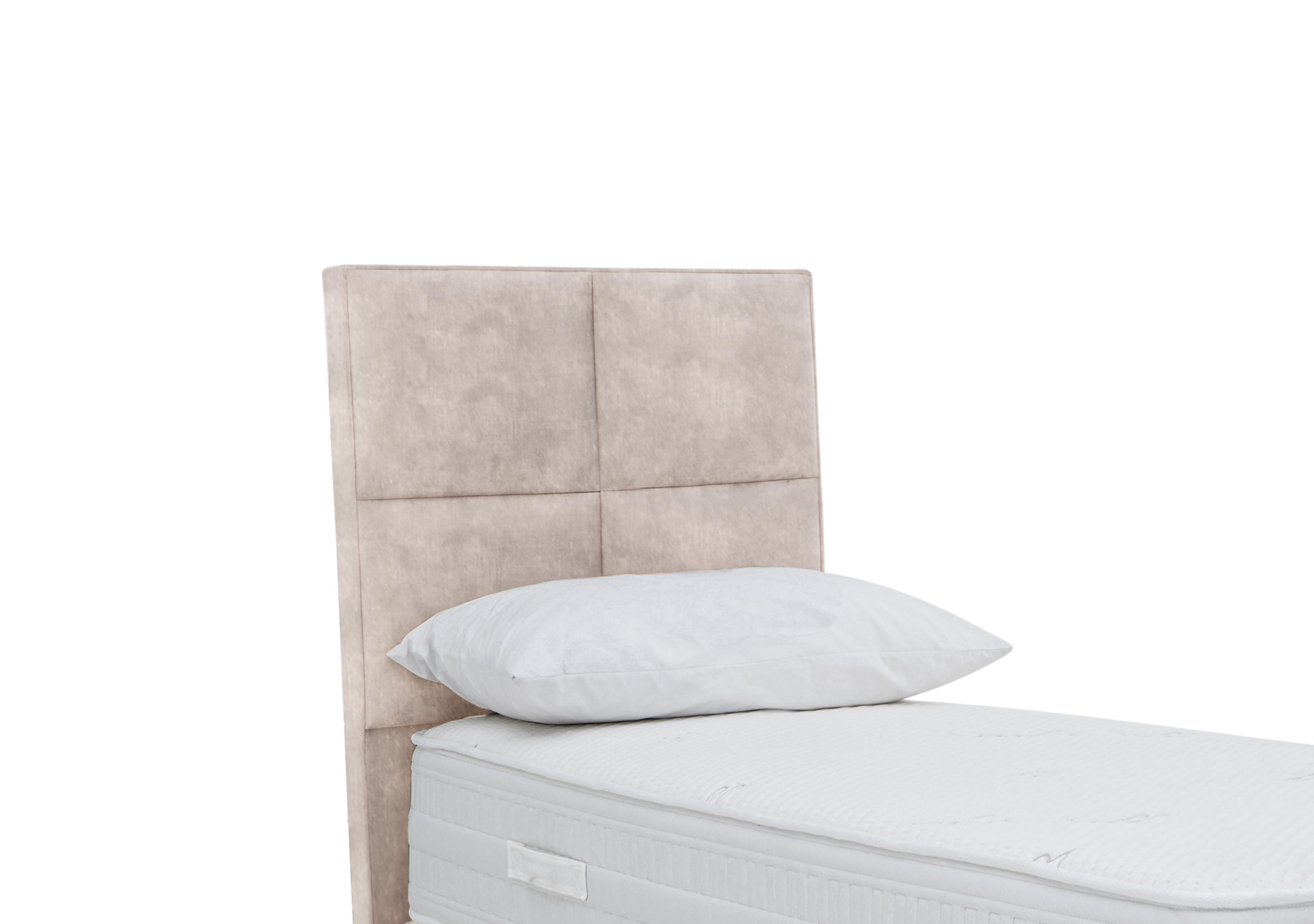 Blocks Floor Standing Headboard in Lace Ivory on Furniture Village