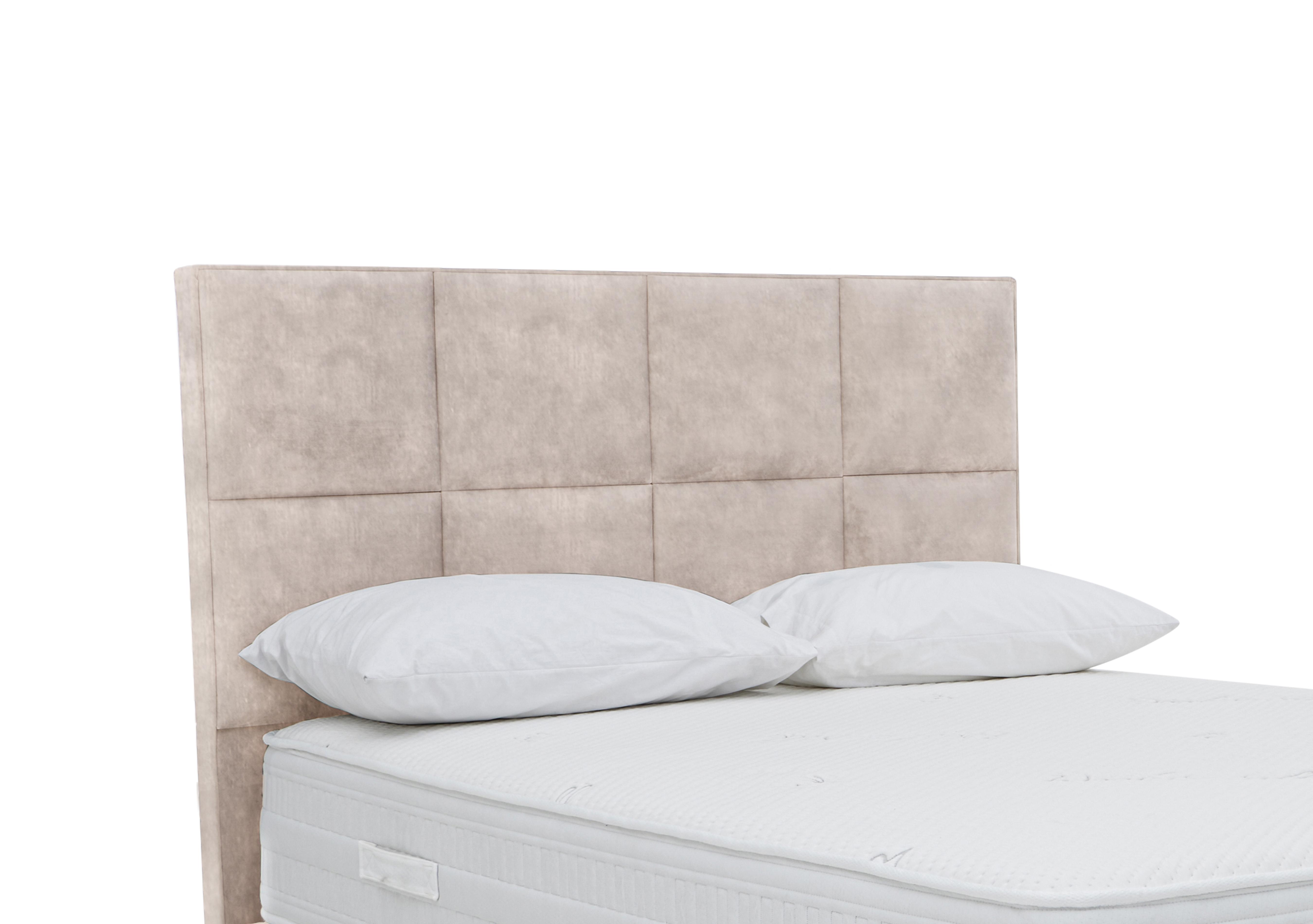 Blocks Floor Standing Headboard in Lace Ivory on Furniture Village