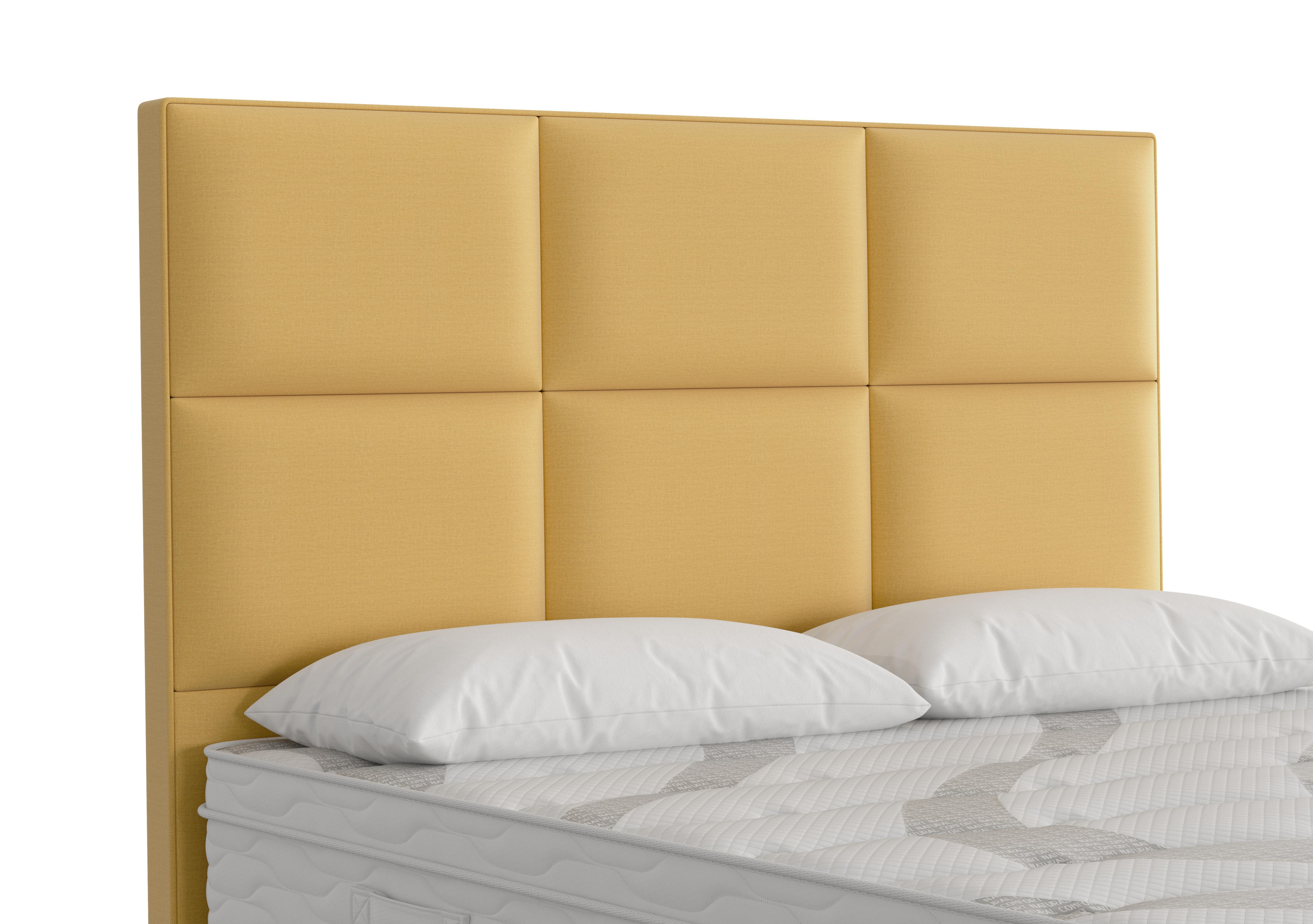 Blocks Floor Standing Headboard in Tuscan Tweed on Furniture Village