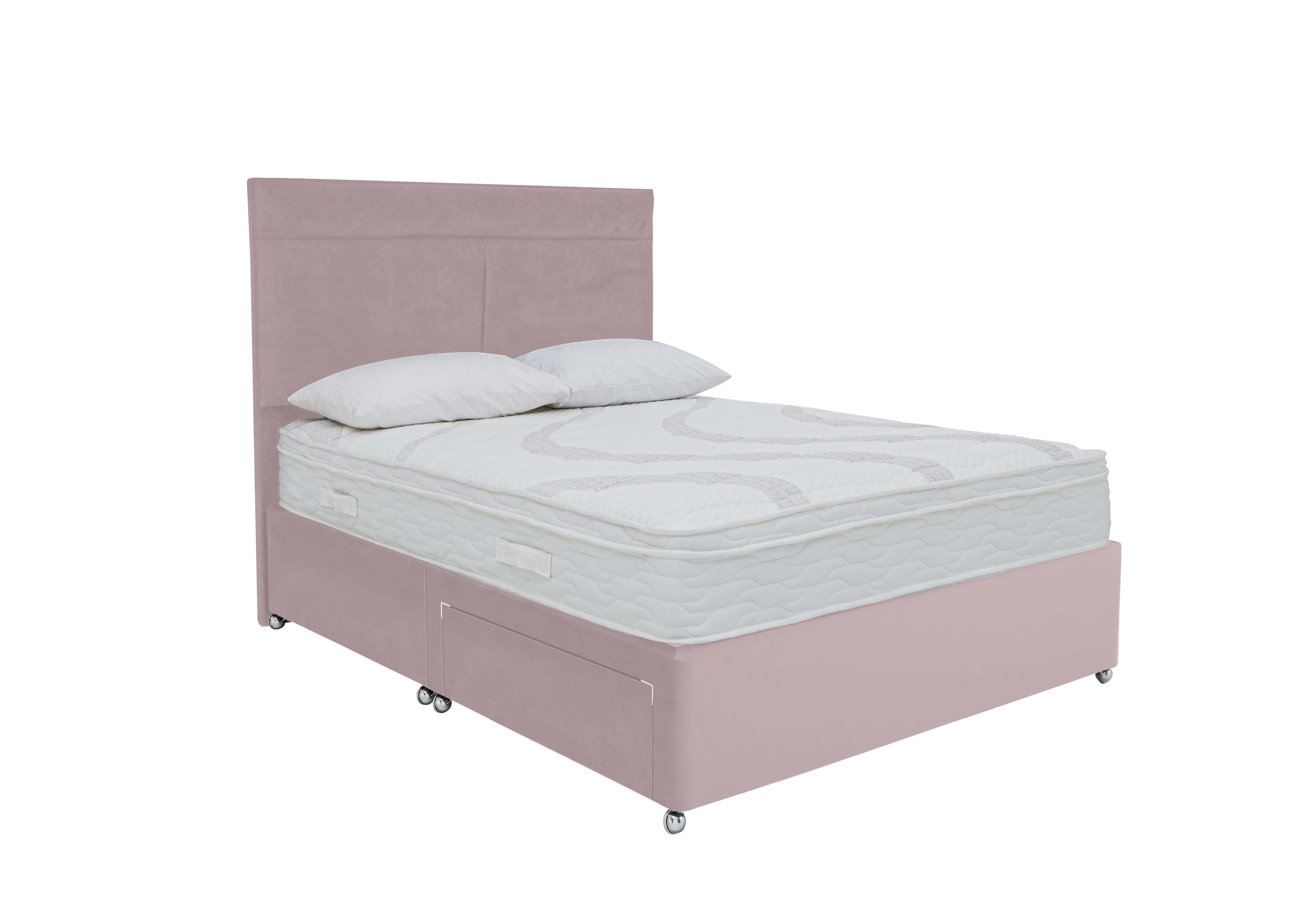 Latex 3400 Divan Set in Plush Lilac on Furniture Village