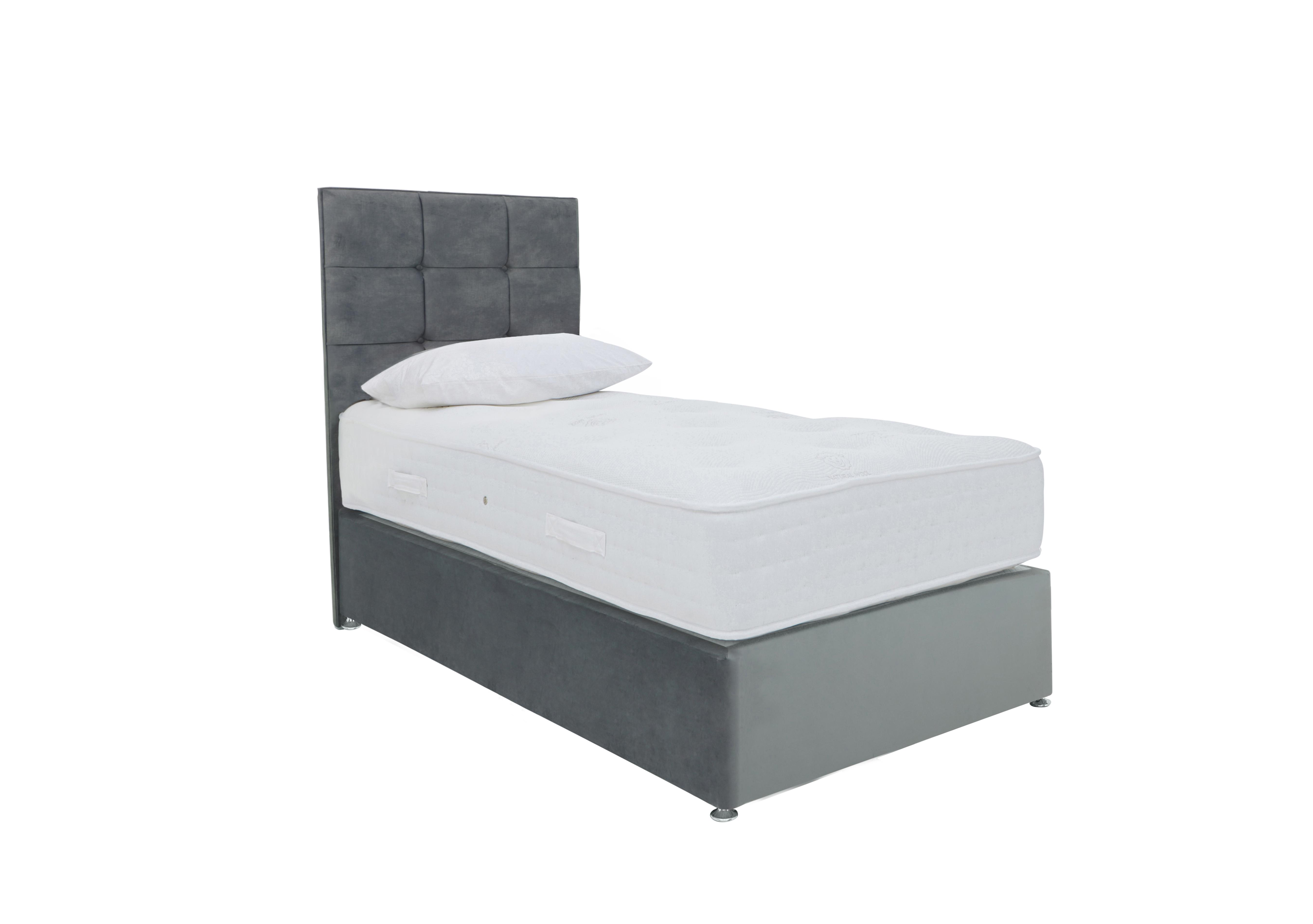 Luxury 2000 Divan Set in Plush Arctic Grey on Furniture Village