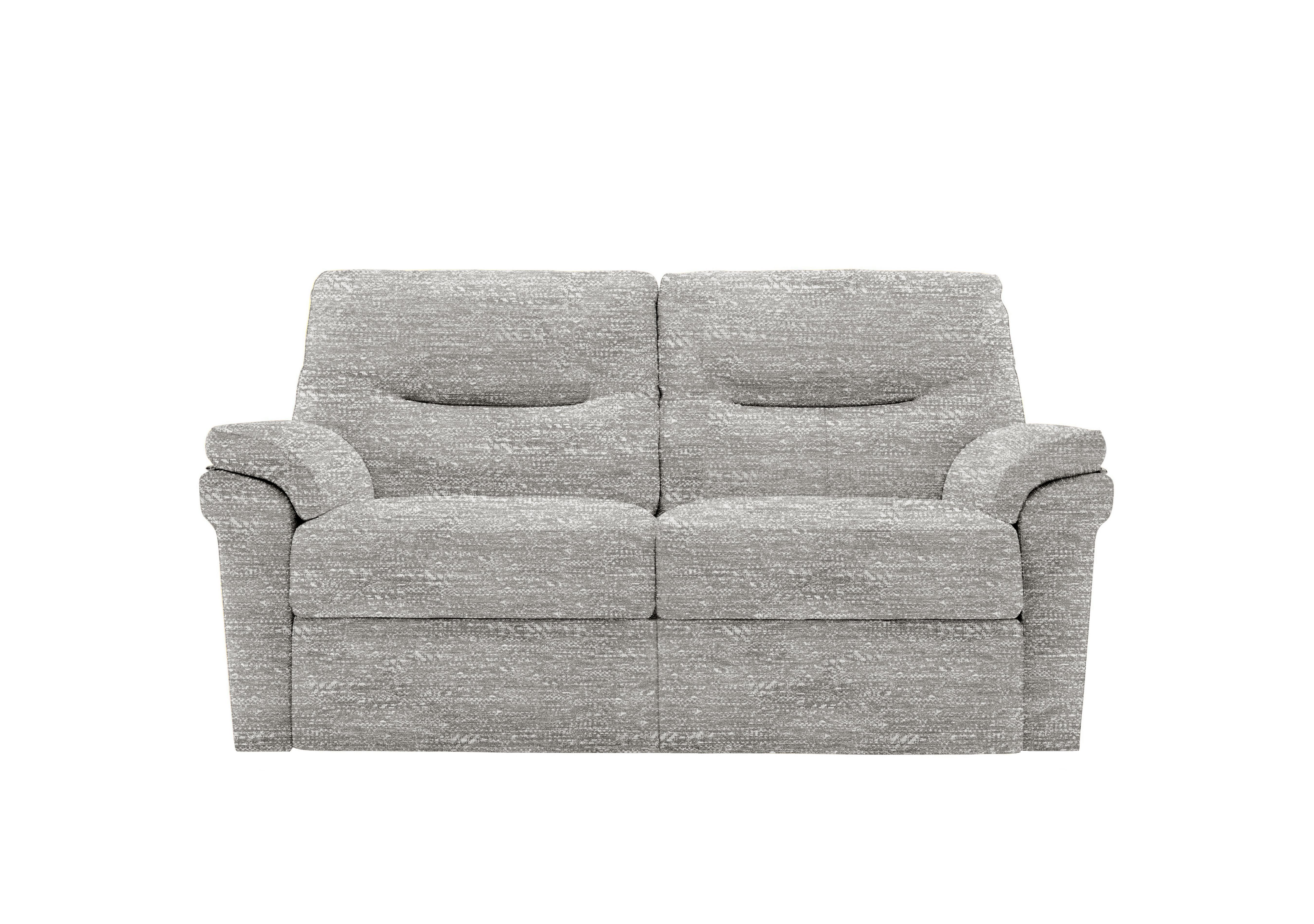 Seattle 2 Seater Fabric Sofa in A052 Maddox Smoke on Furniture Village