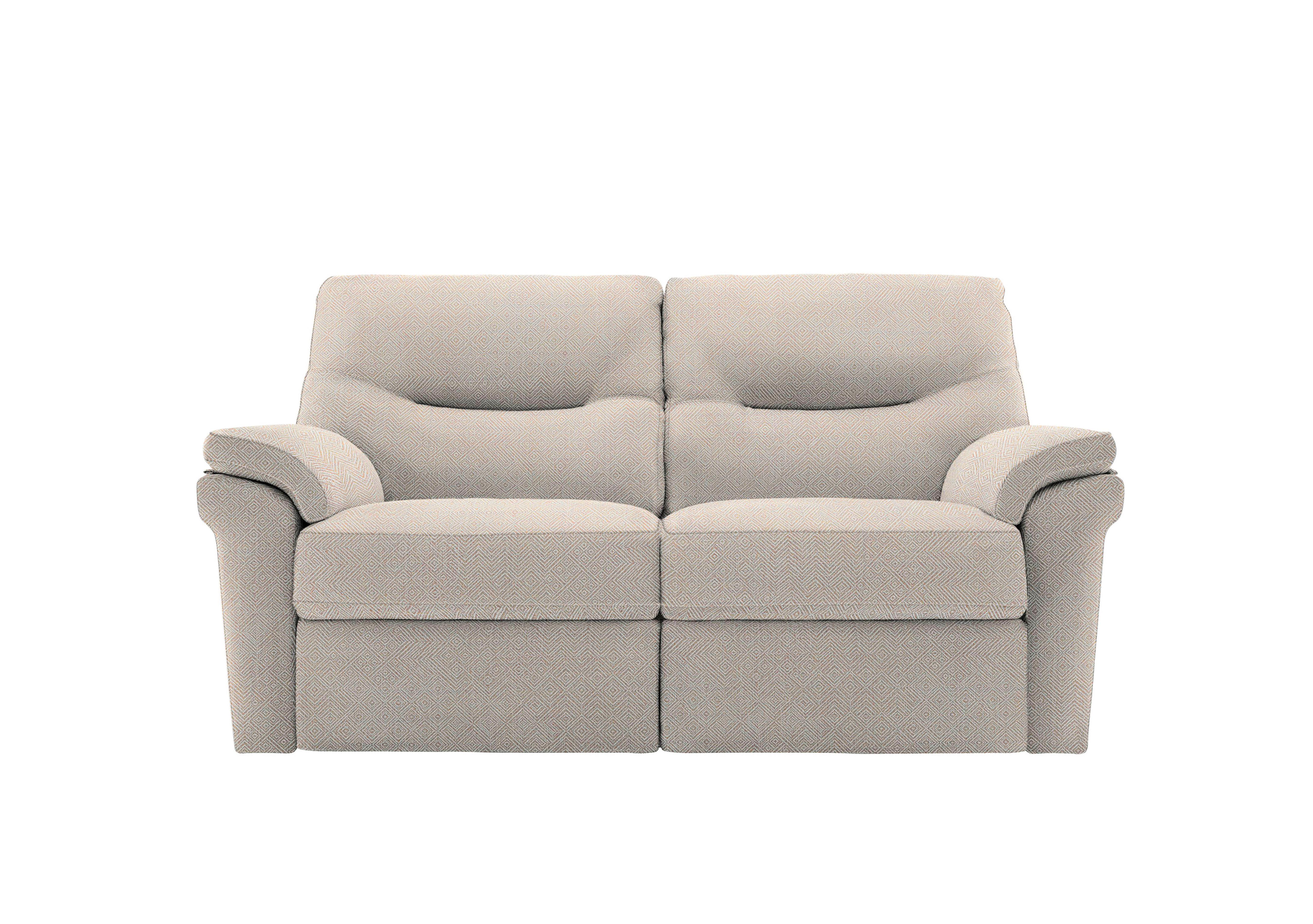 Seattle 2 Seater Fabric Sofa in B011 Nebular Blush on Furniture Village