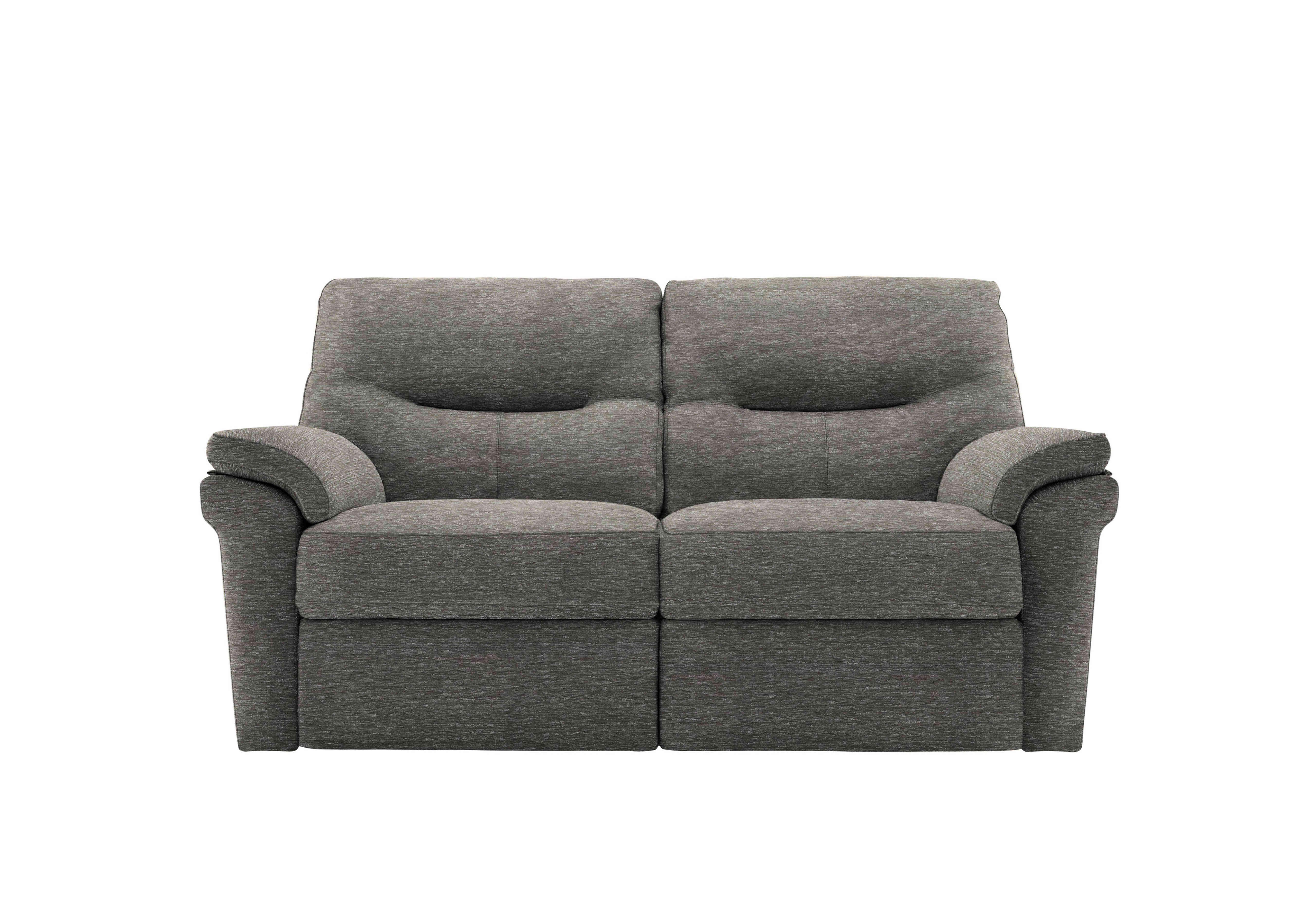 Seattle 2 Seater Fabric Sofa in B080 Mirage Slate on Furniture Village