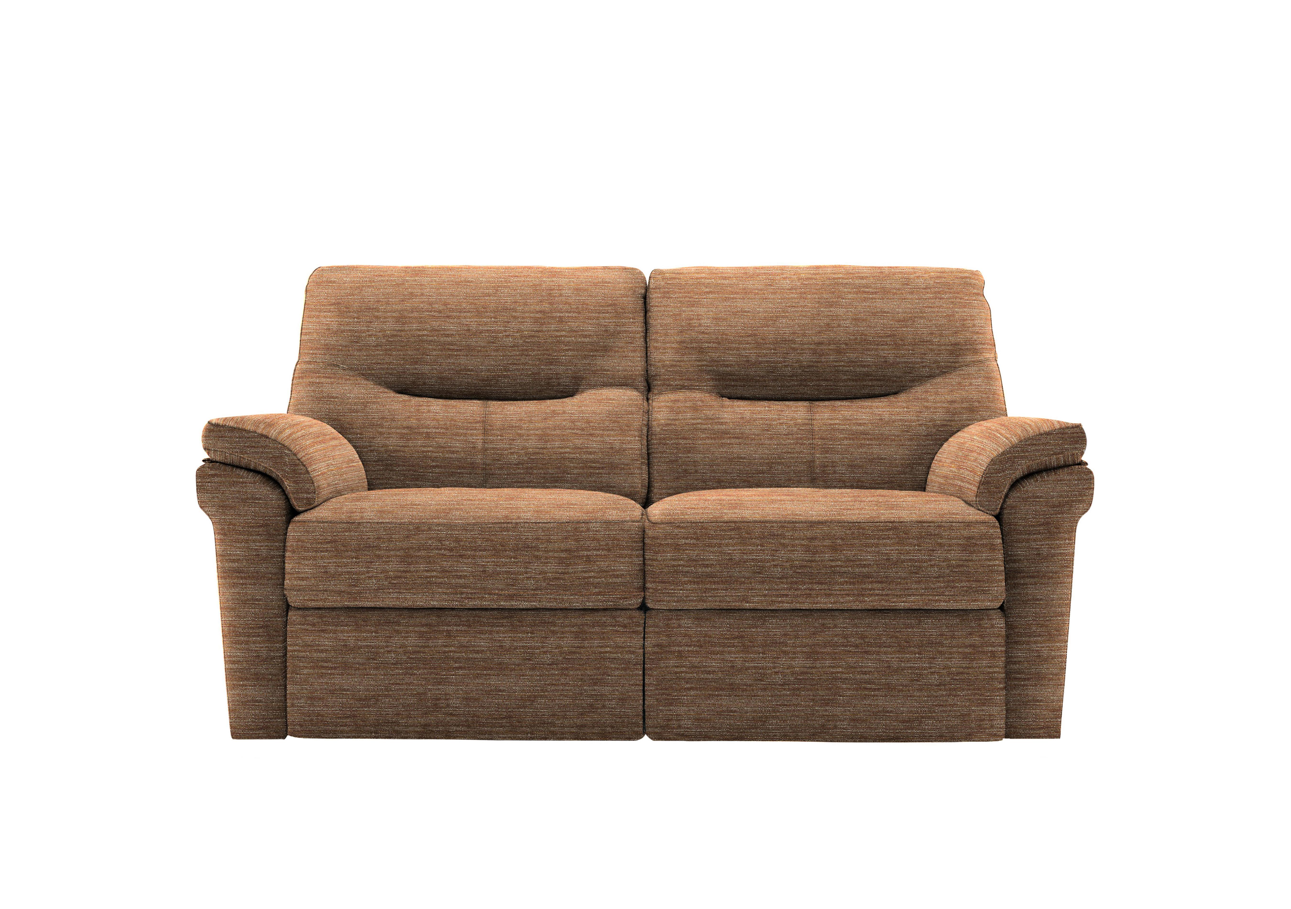 Seattle 2 Seater Fabric Sofa in B908 Victoria Ginger on Furniture Village