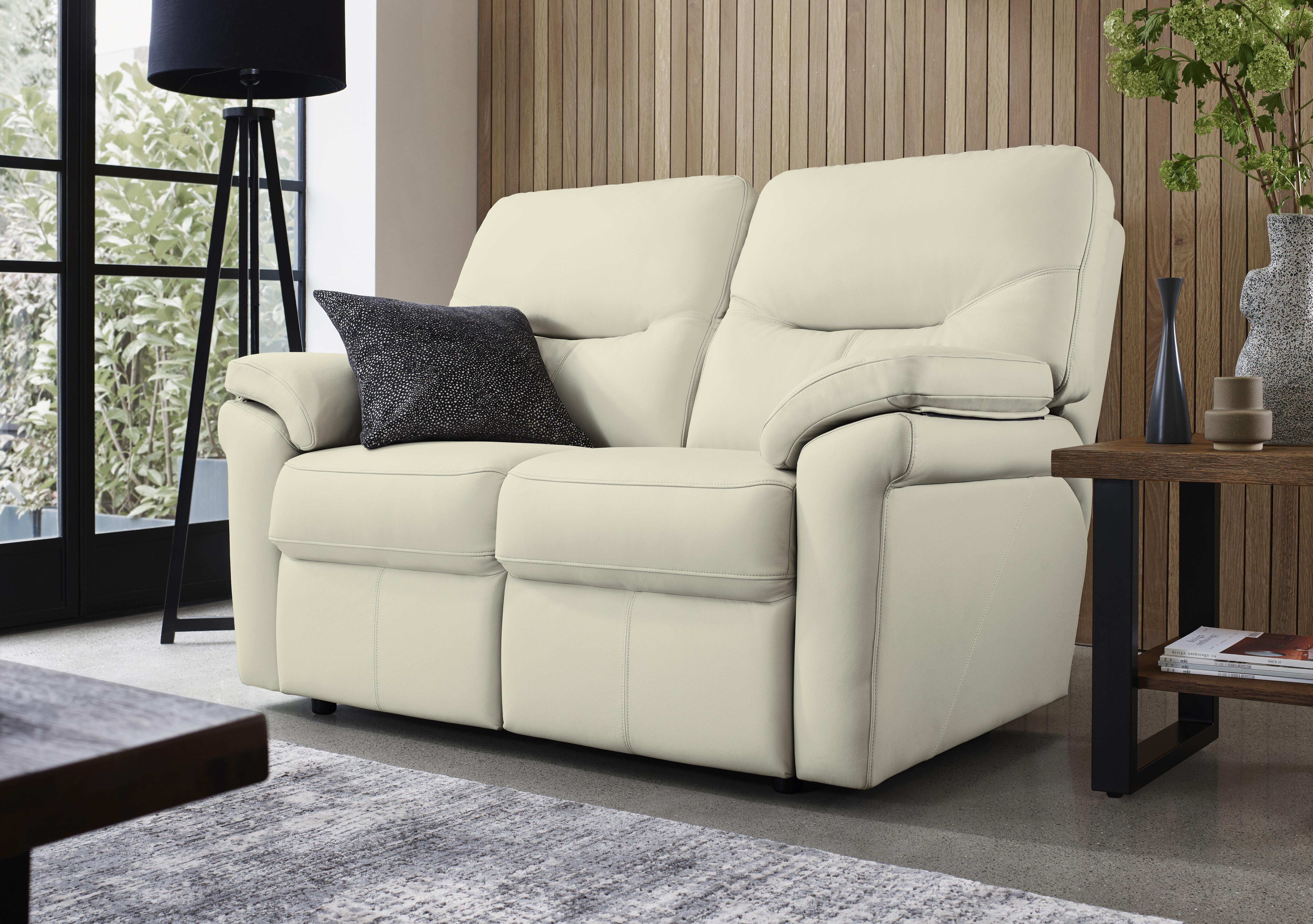 Seattle 2 Seater Leather Sofa in  on Furniture Village