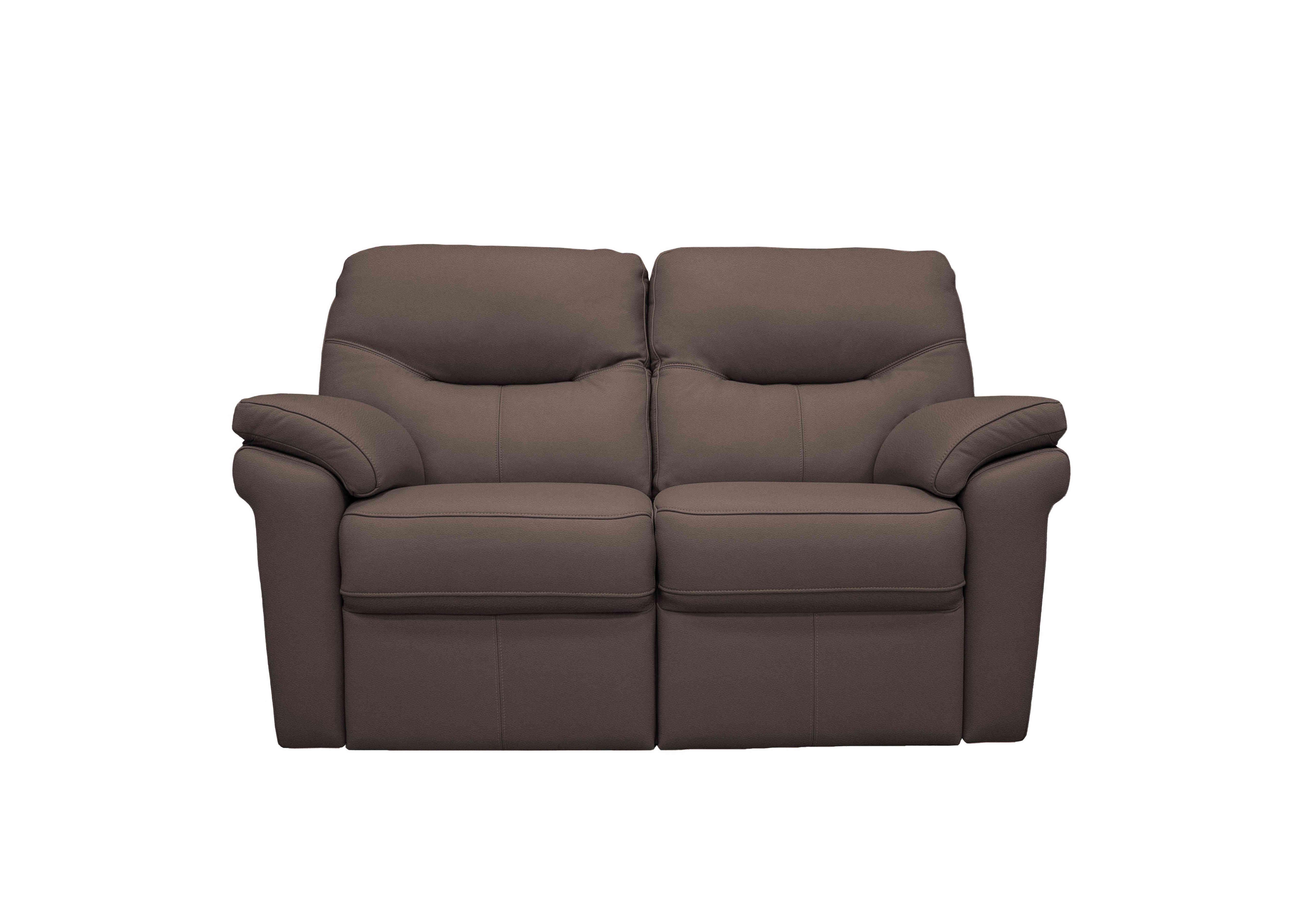 Seattle 2 Seater Leather Sofa in H003 Oxford Chocolate on Furniture Village