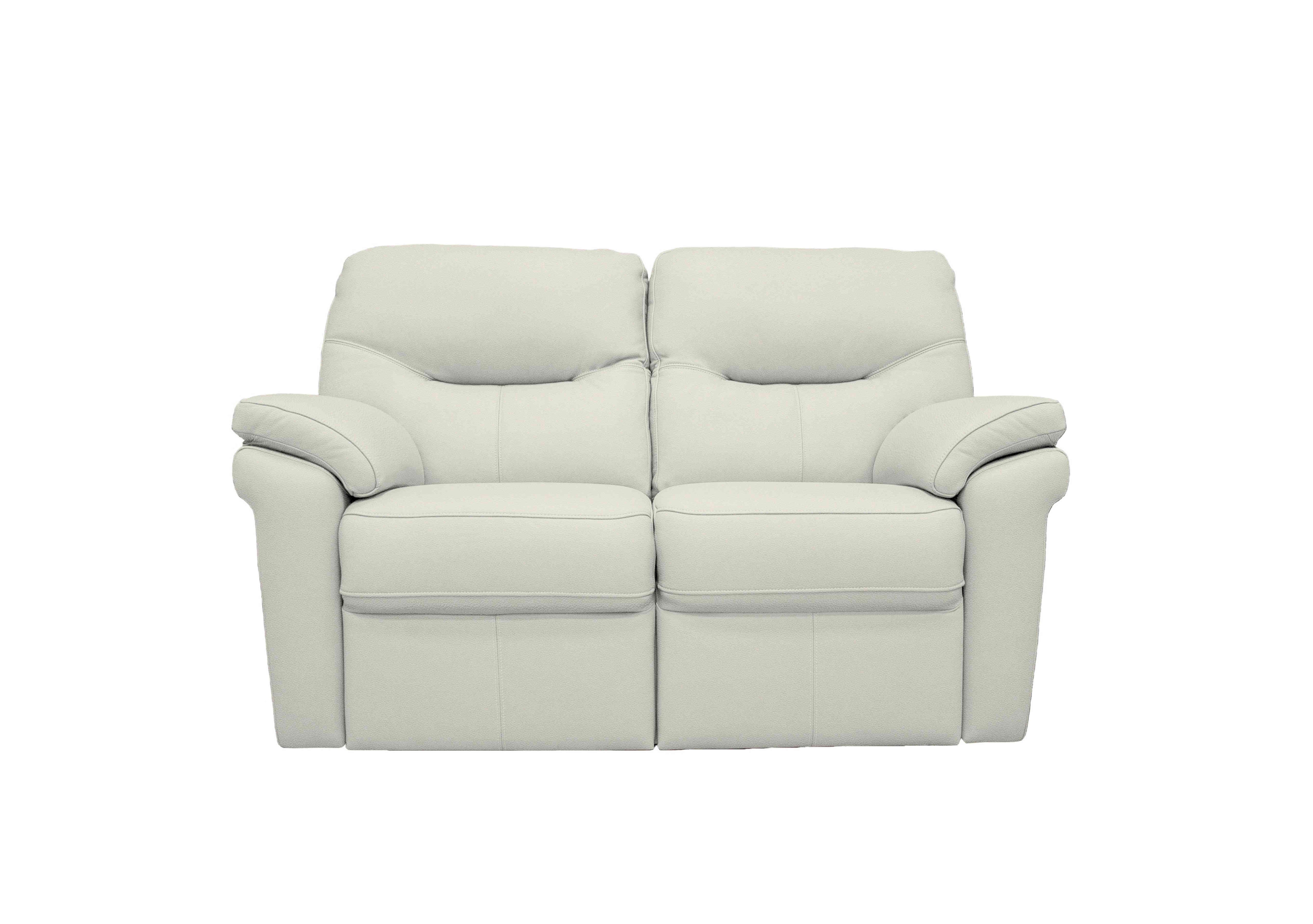 Seattle 2 Seater Leather Sofa in H005 Oxford Chalk on Furniture Village