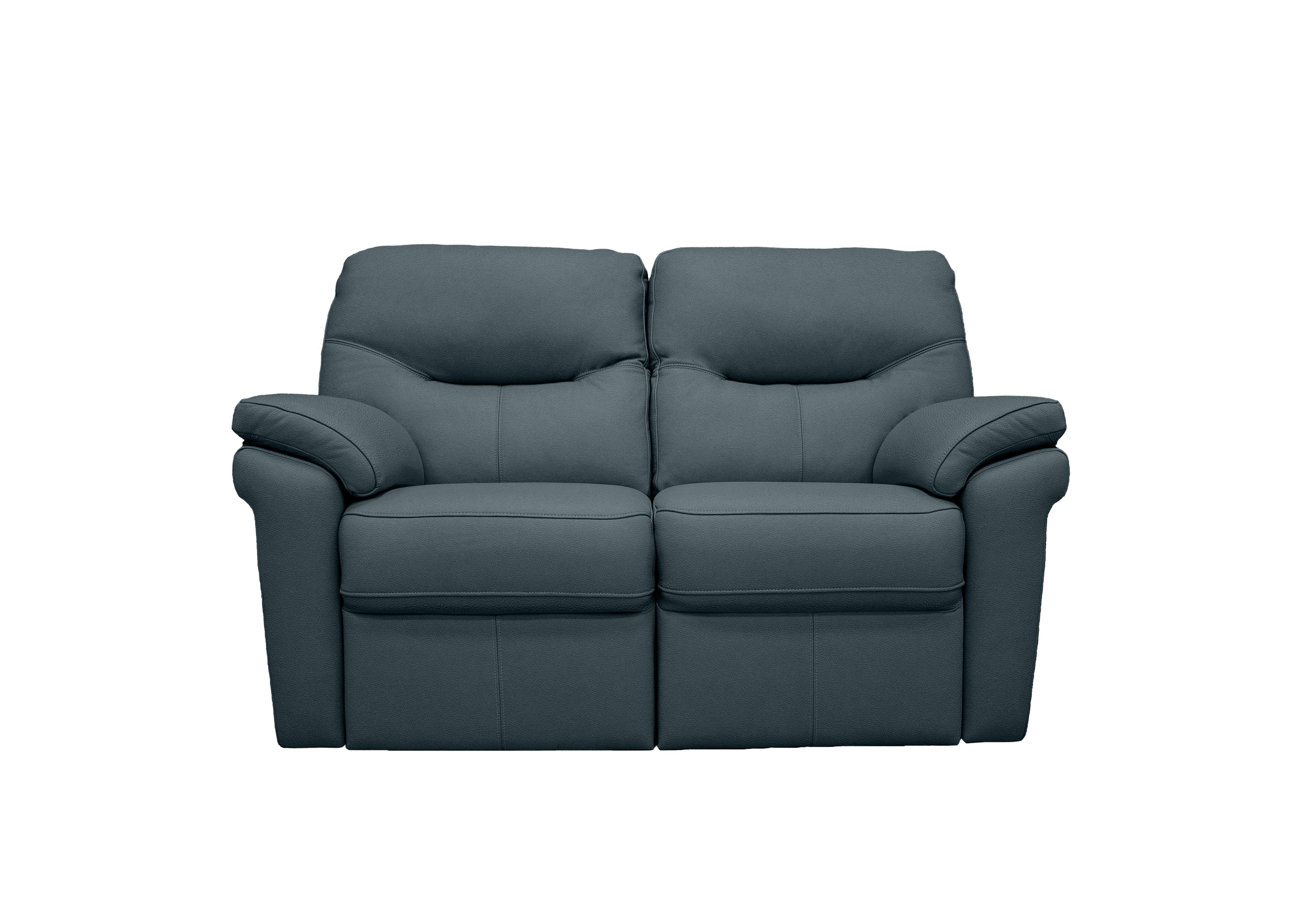 Seattle 2 Seater Leather Sofa in H013 Durham Midnight on Furniture Village
