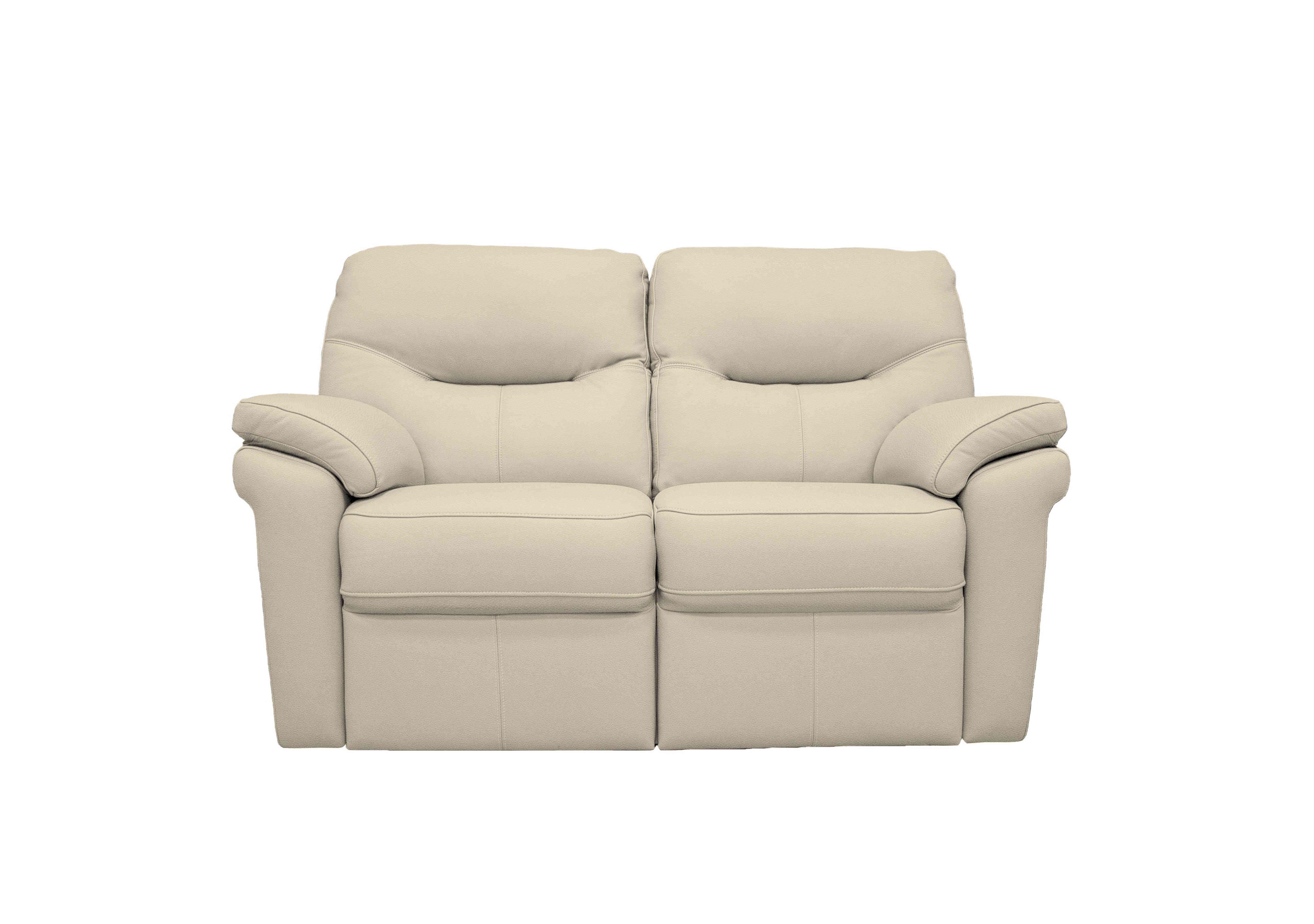Seattle 2 Seater Leather Sofa in L843 Cambridge Stone on Furniture Village