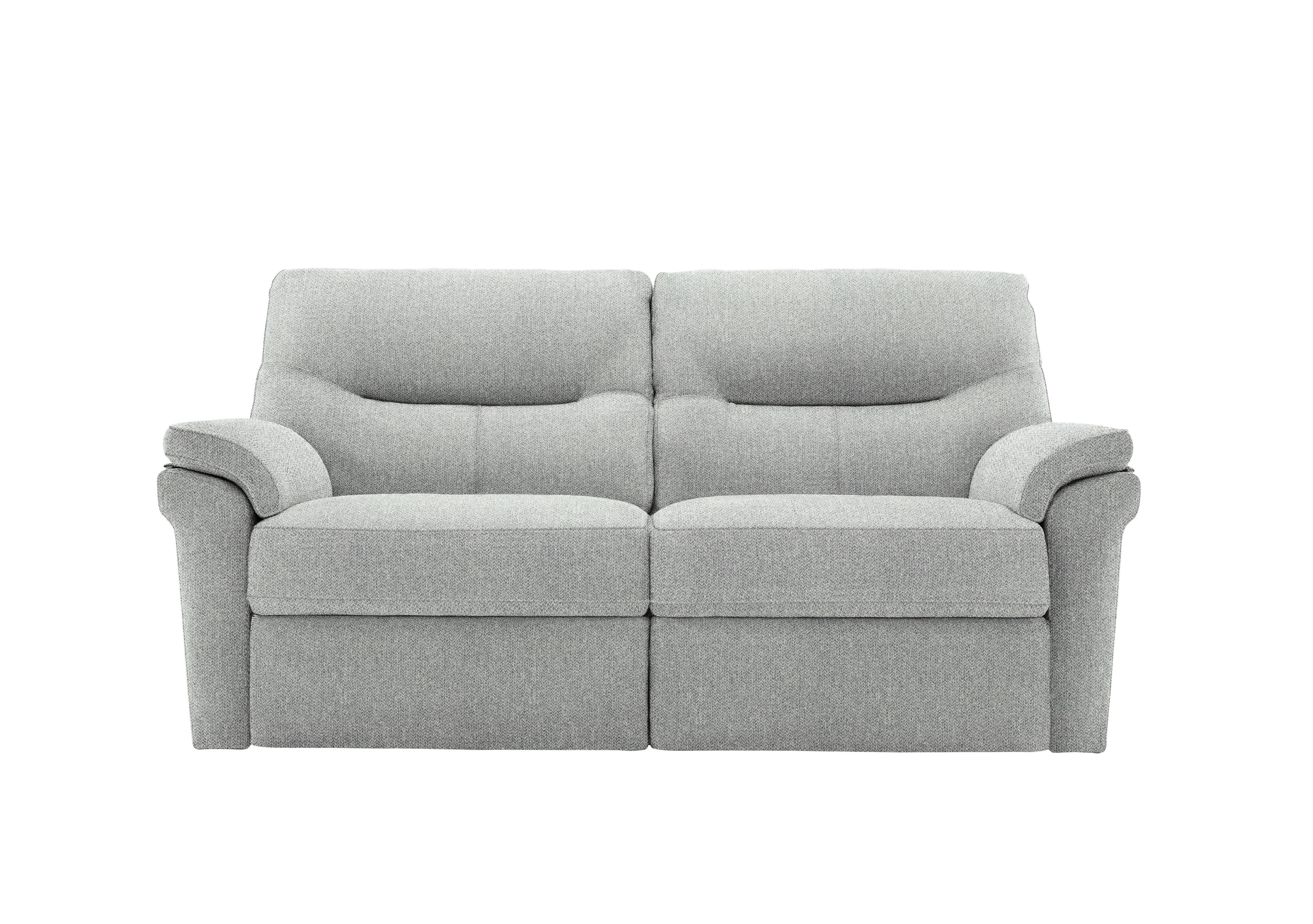Seattle 2.5 Seater Fabric Sofa in A011 Swift Cygnet on Furniture Village