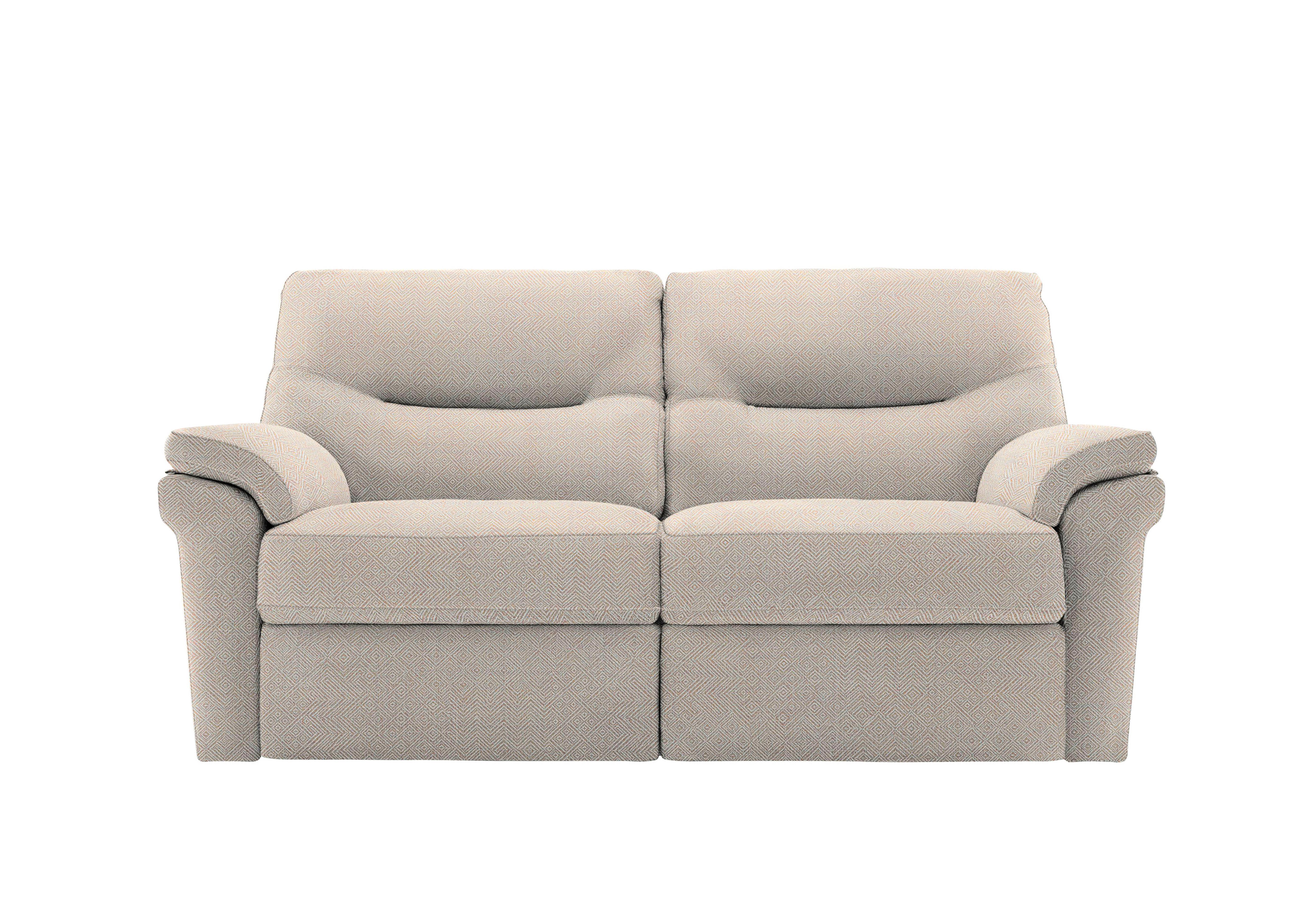 Seattle 2.5 Seater Fabric Sofa in B011 Nebular Blush on Furniture Village