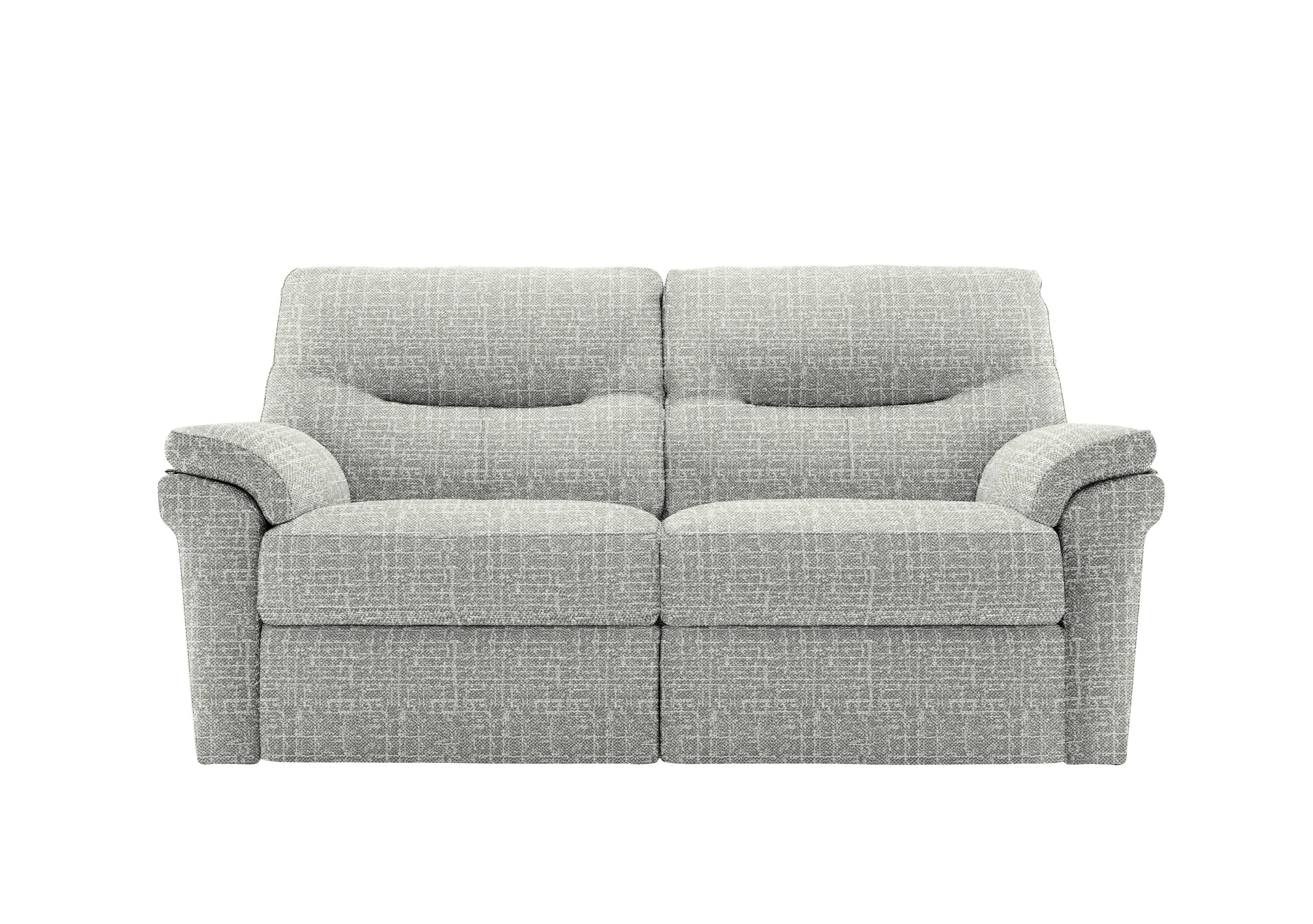 Seattle 2.5 Seater Fabric Sofa in B292 Valencia Silver on Furniture Village