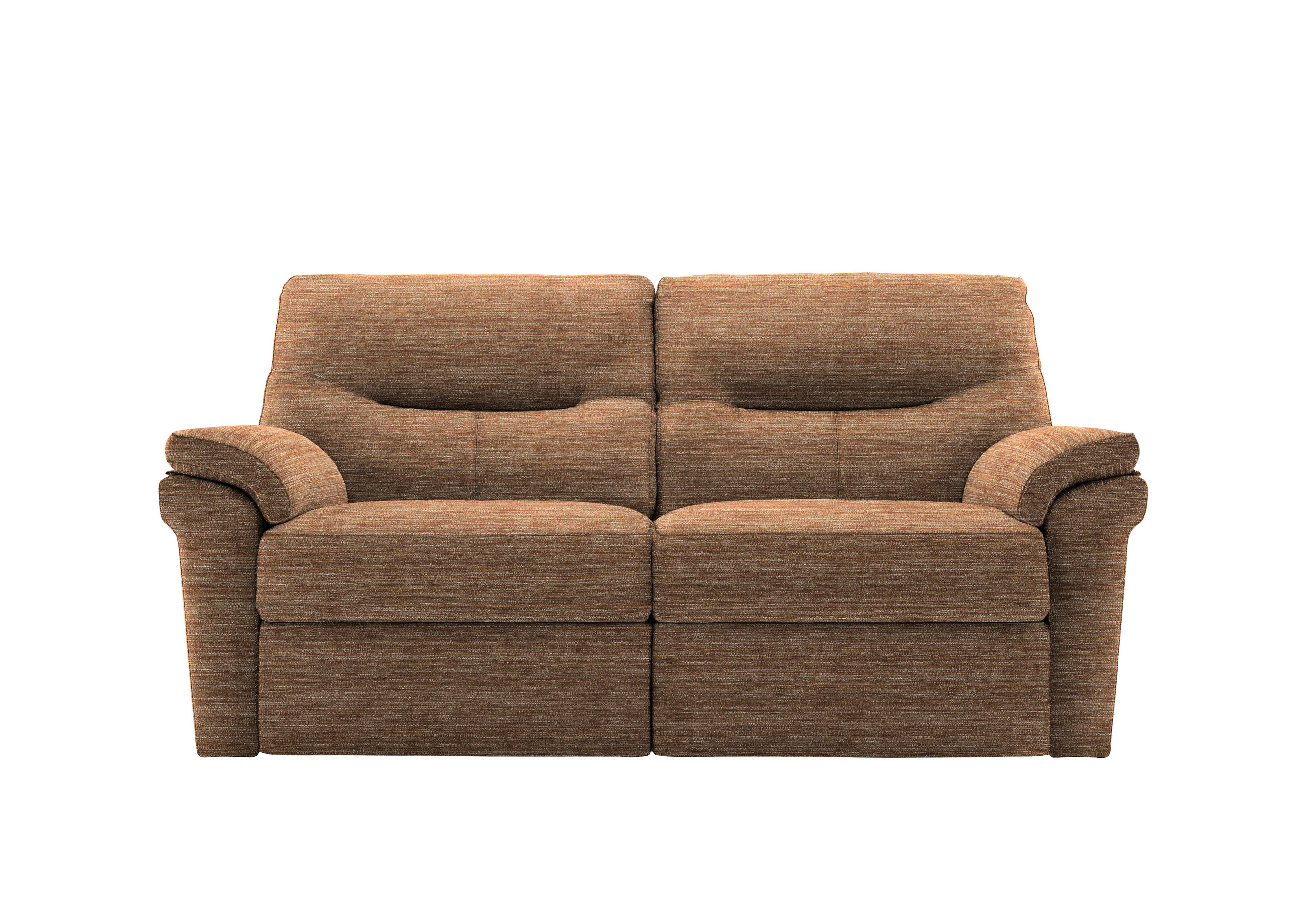 Seattle 2.5 Seater Fabric Sofa in B908 Victoria Ginger on Furniture Village