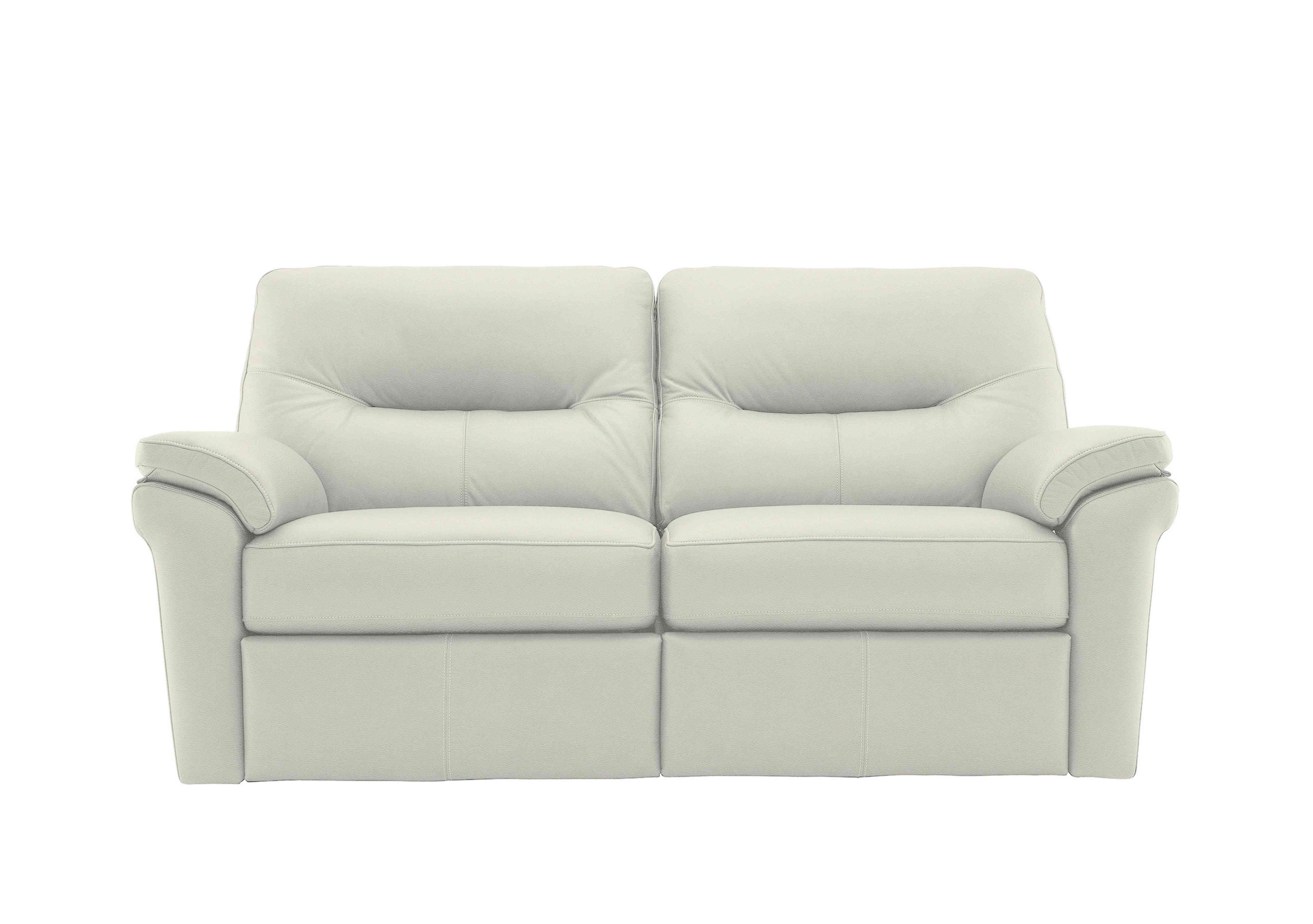 Seattle 2.5 Seater Leather Sofa in H005 Oxford Chalk on Furniture Village