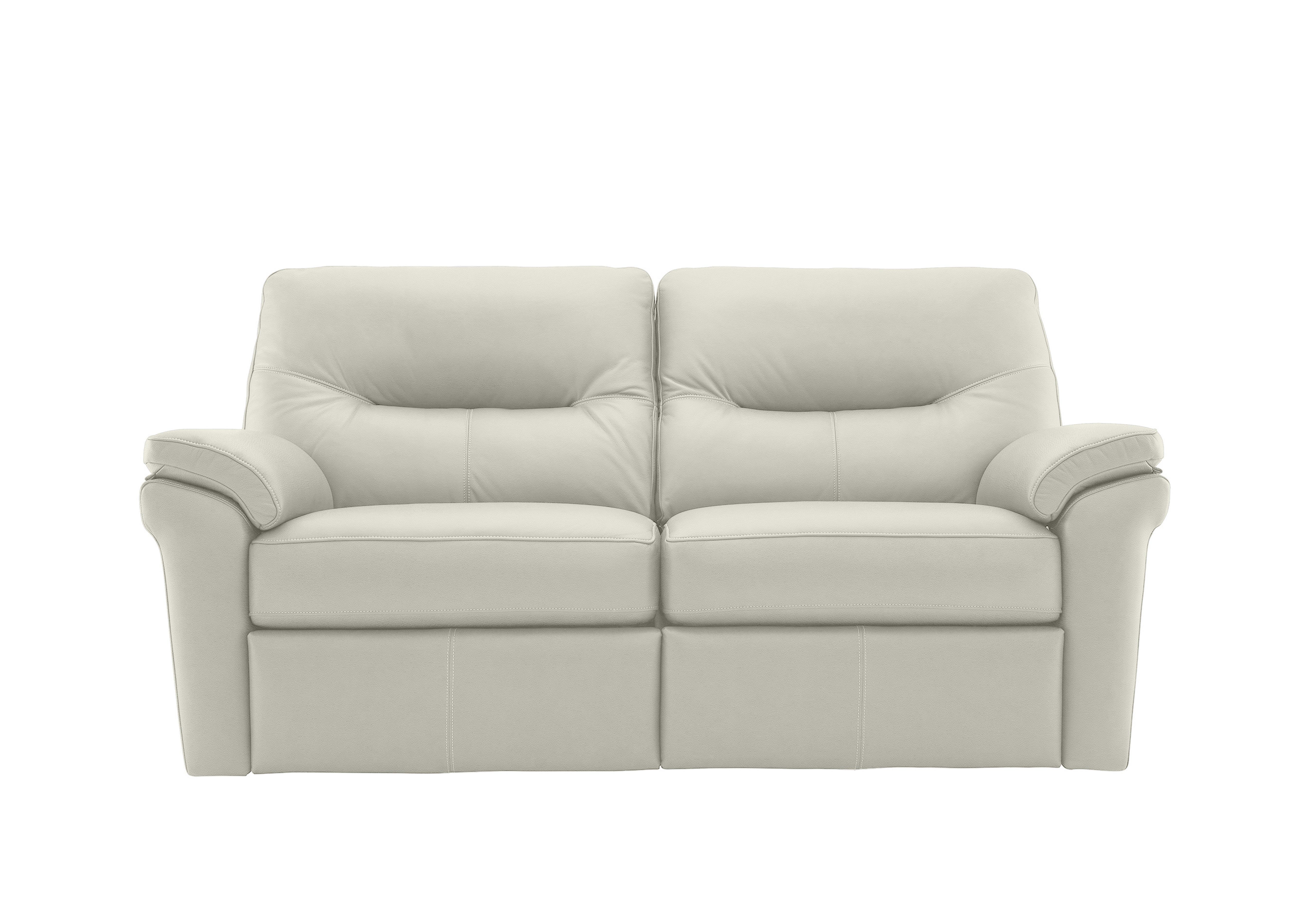 Seattle 2.5 Seater Leather Sofa in H005 Oxford Chalk on Furniture Village