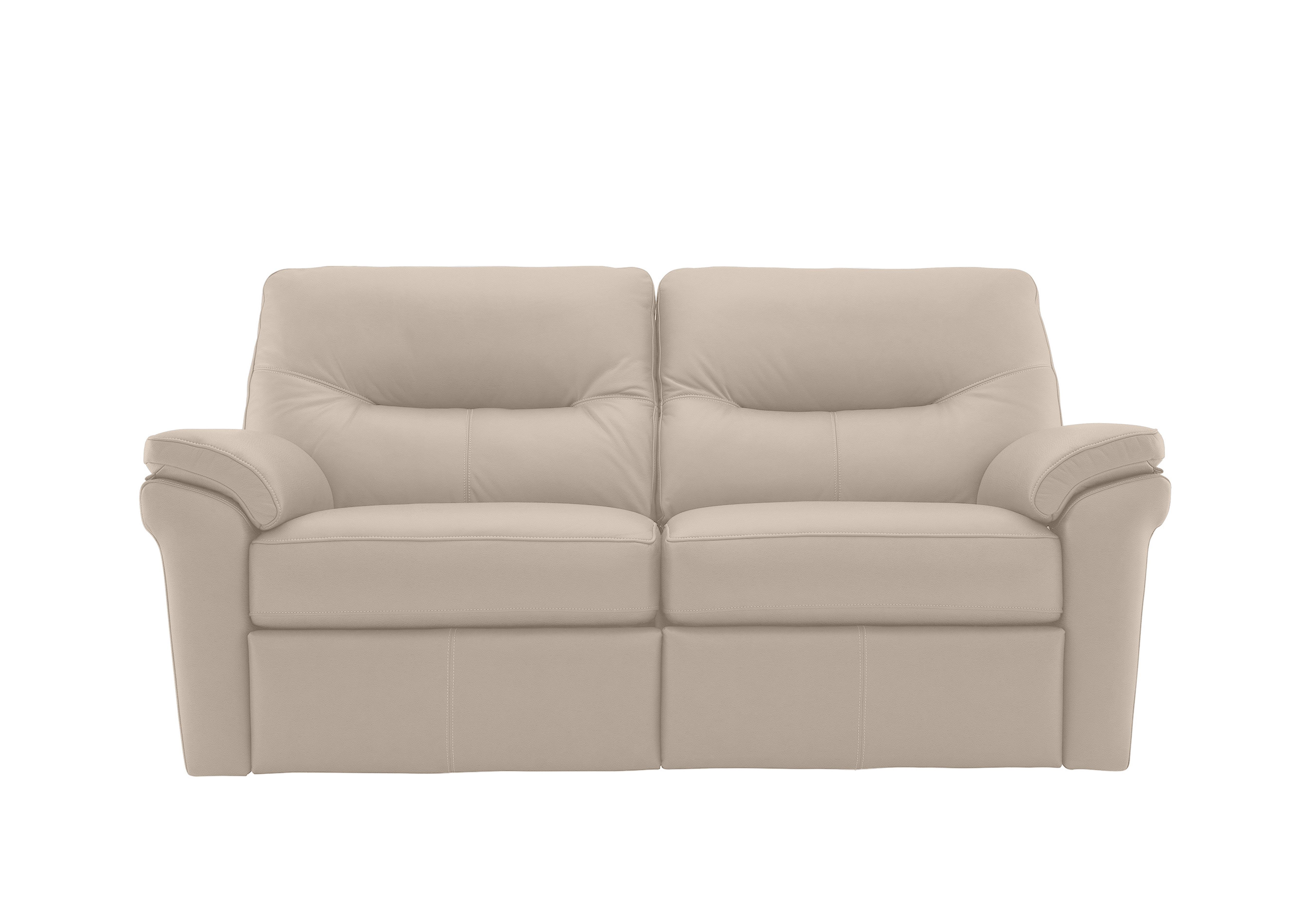 Seattle 2.5 Seater Leather Sofa in L843 Cambridge Stone on Furniture Village