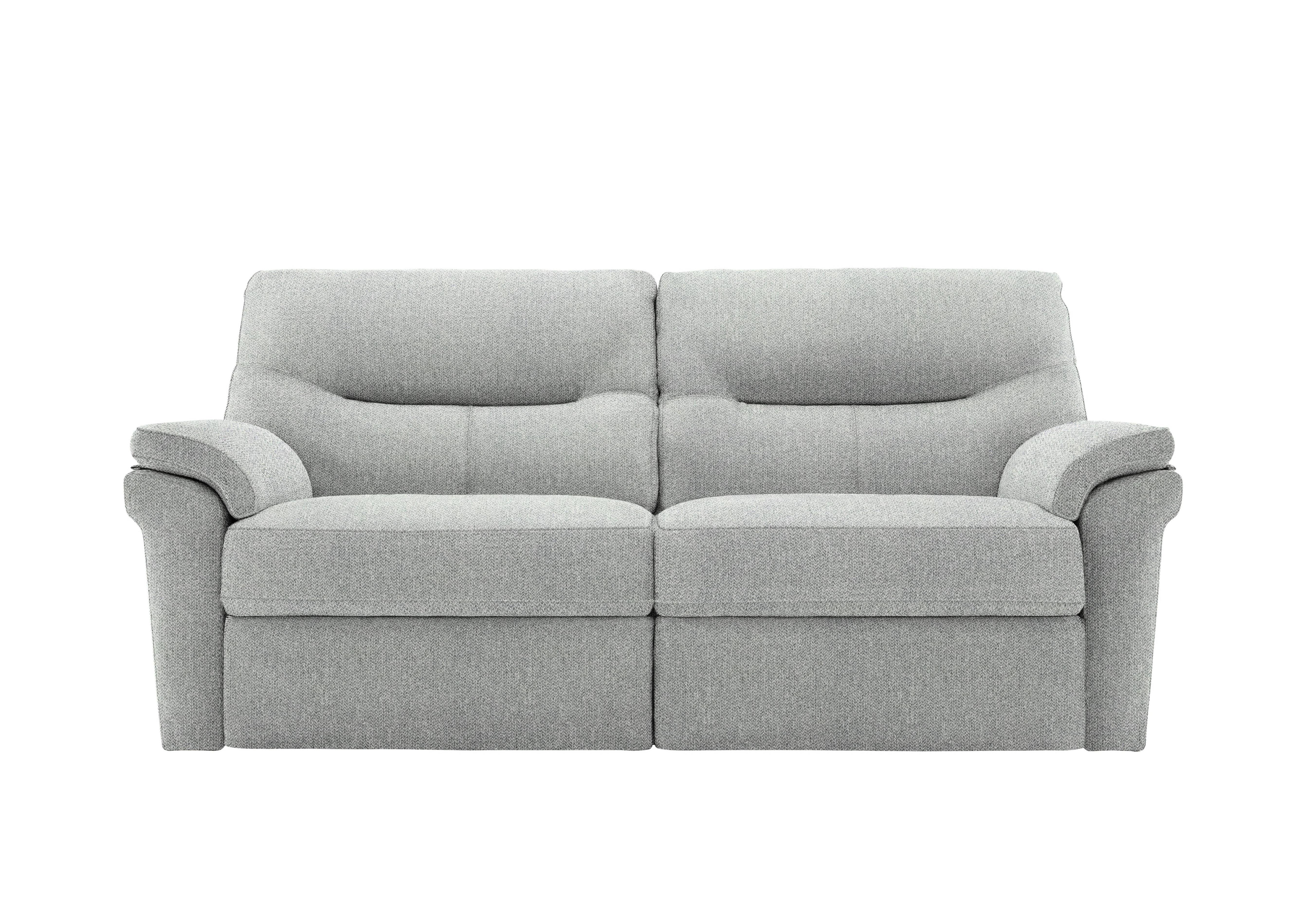 Seattle 3 Seater Fabric Sofa in A011 Swift Cygnet on Furniture Village