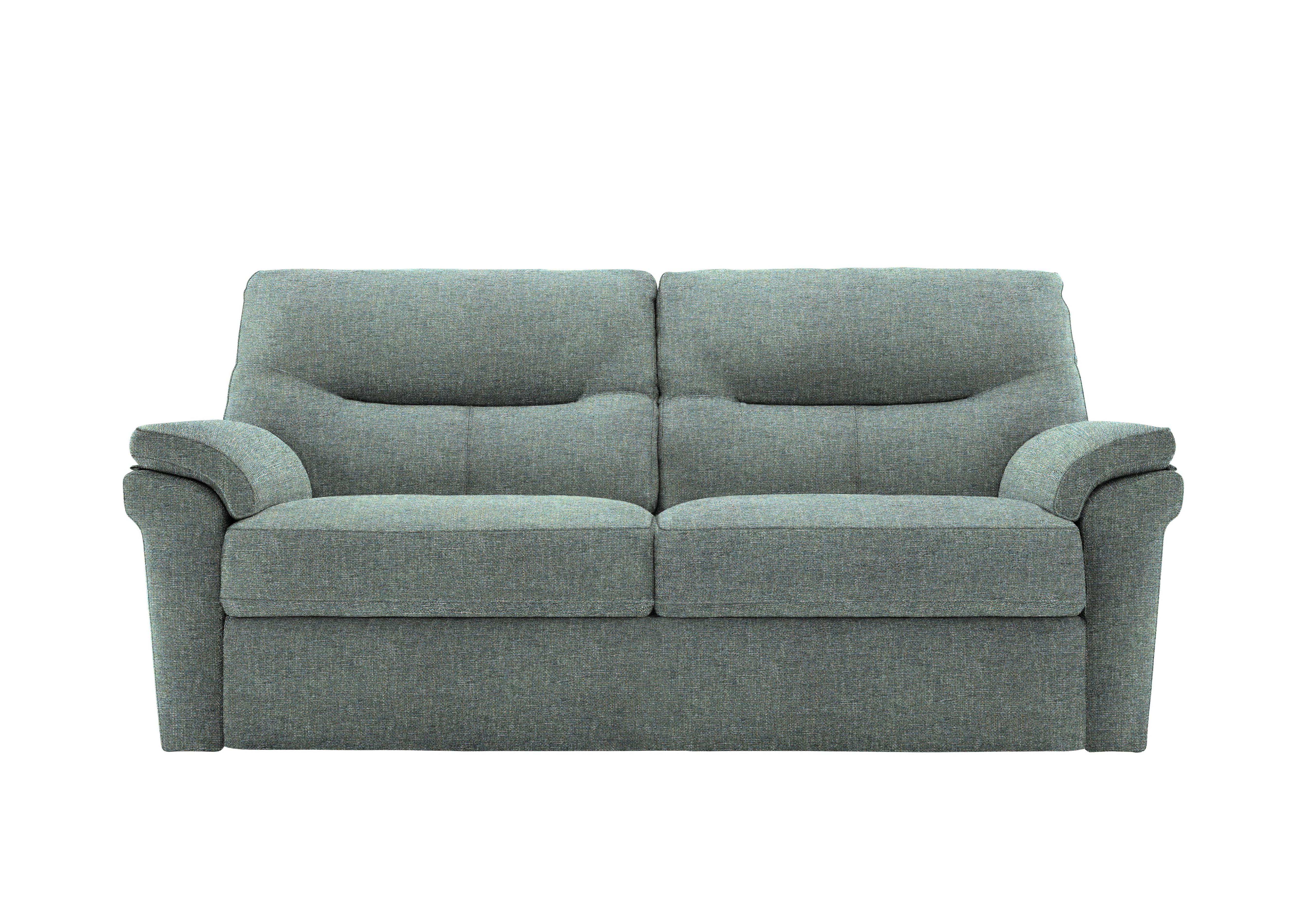 Seattle 3 Seater Fabric Sofa in A020 Dapple Kingfisher on Furniture Village
