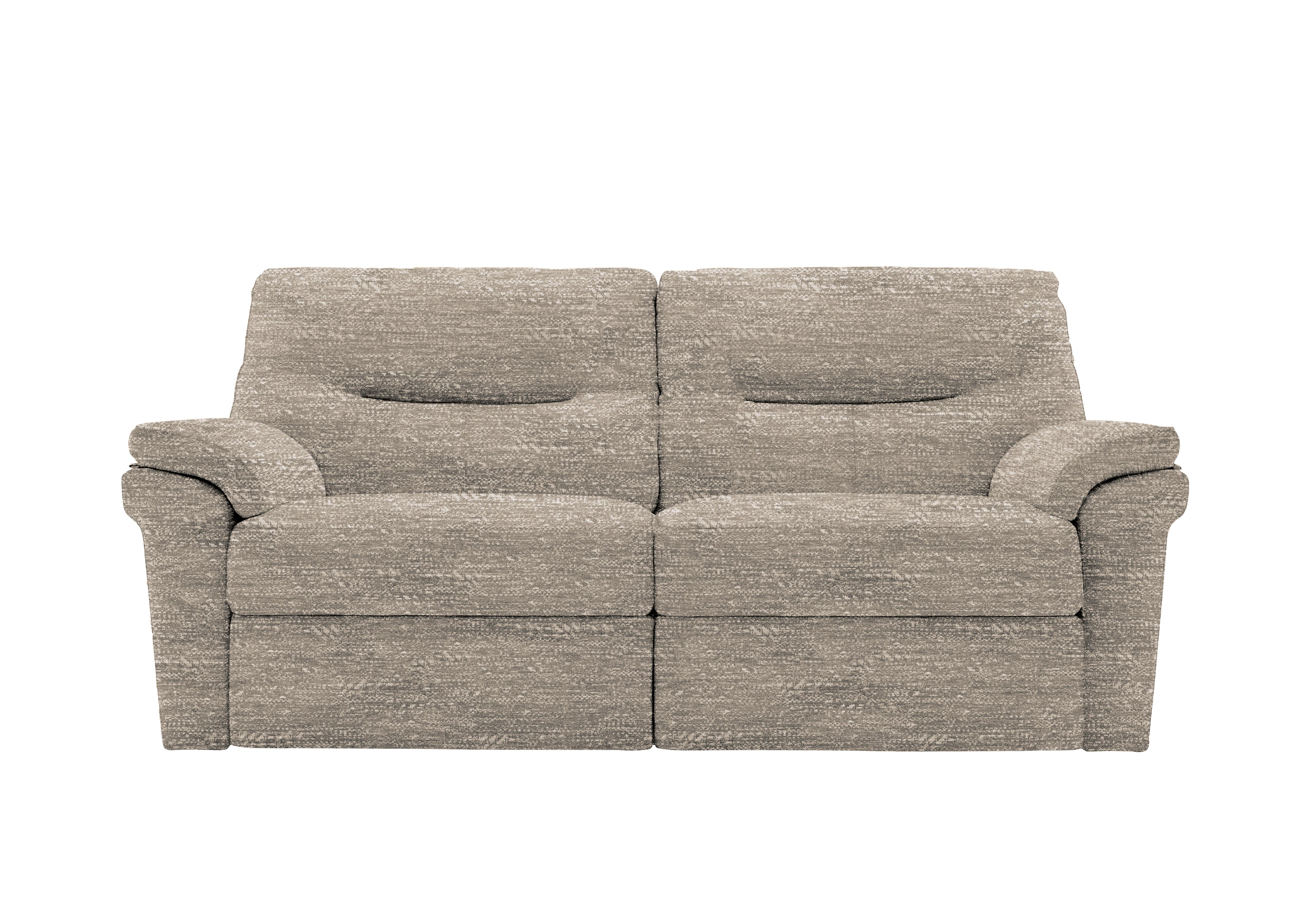 Seattle 3 Seater Fabric Sofa in A050 Maddox Sandstone on Furniture Village