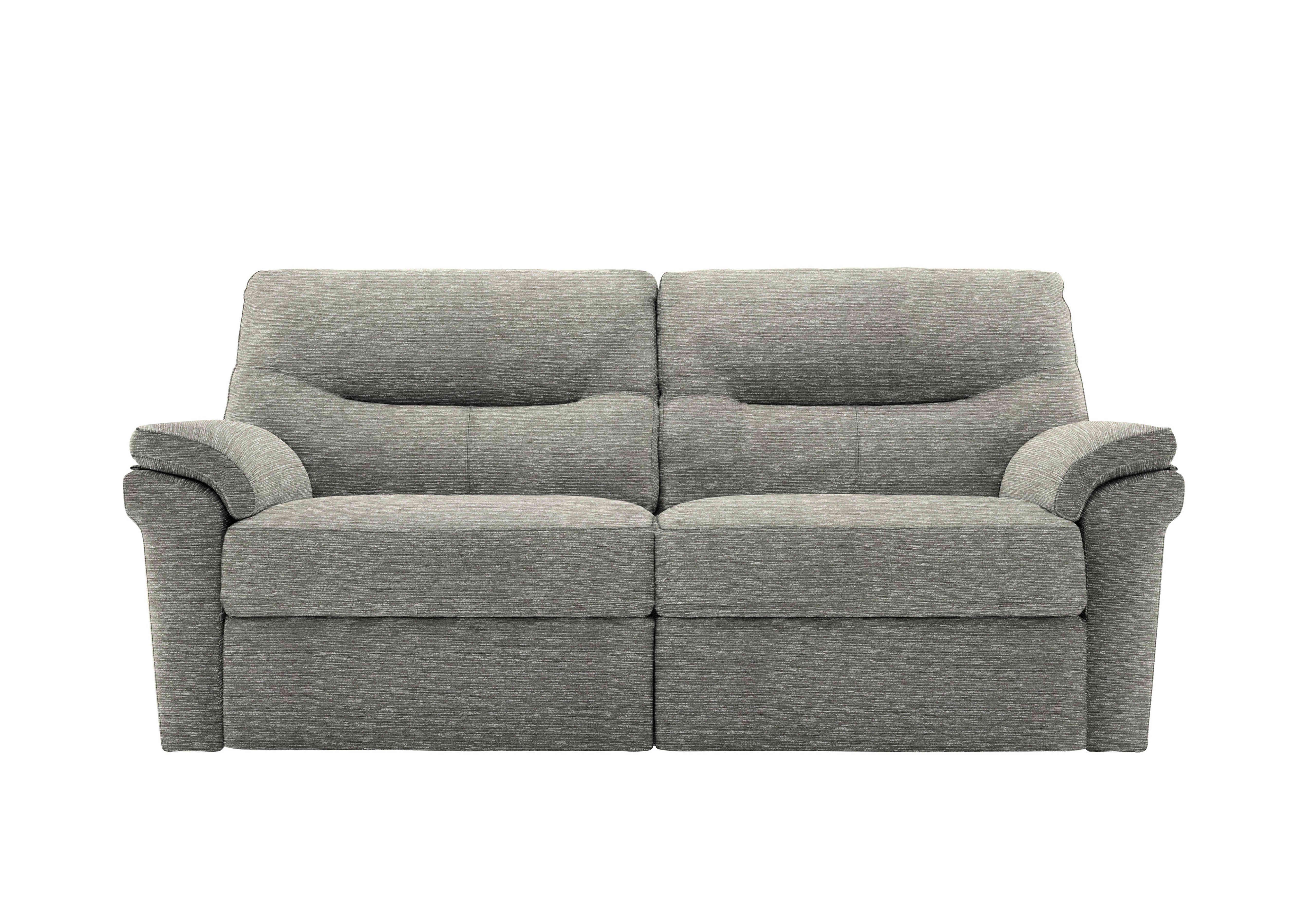 Seattle 3 Seater Fabric Sofa in B076 Mirage Powder on Furniture Village