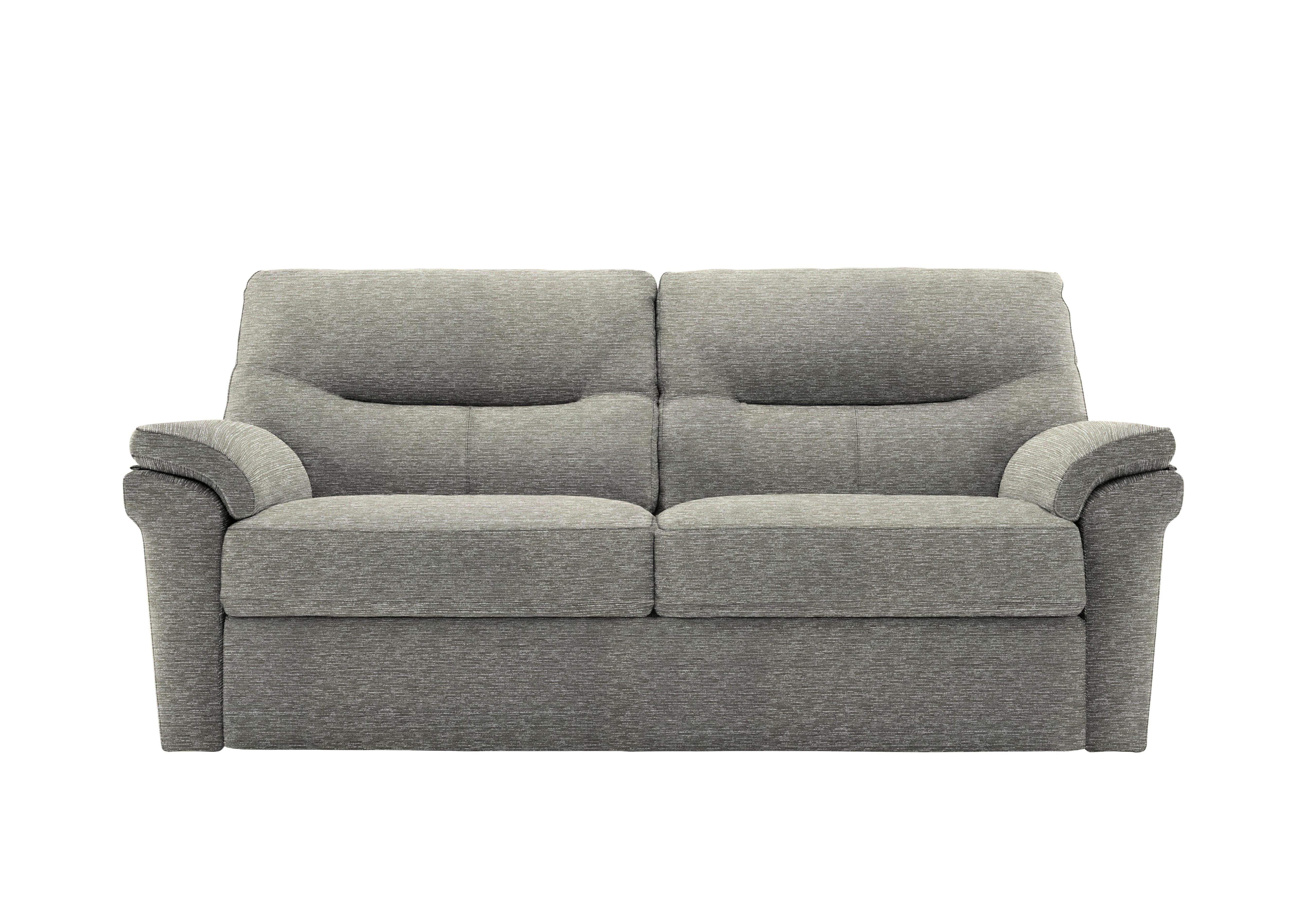 Seattle 3 Seater Fabric Sofa in B076 Mirage Powder on Furniture Village