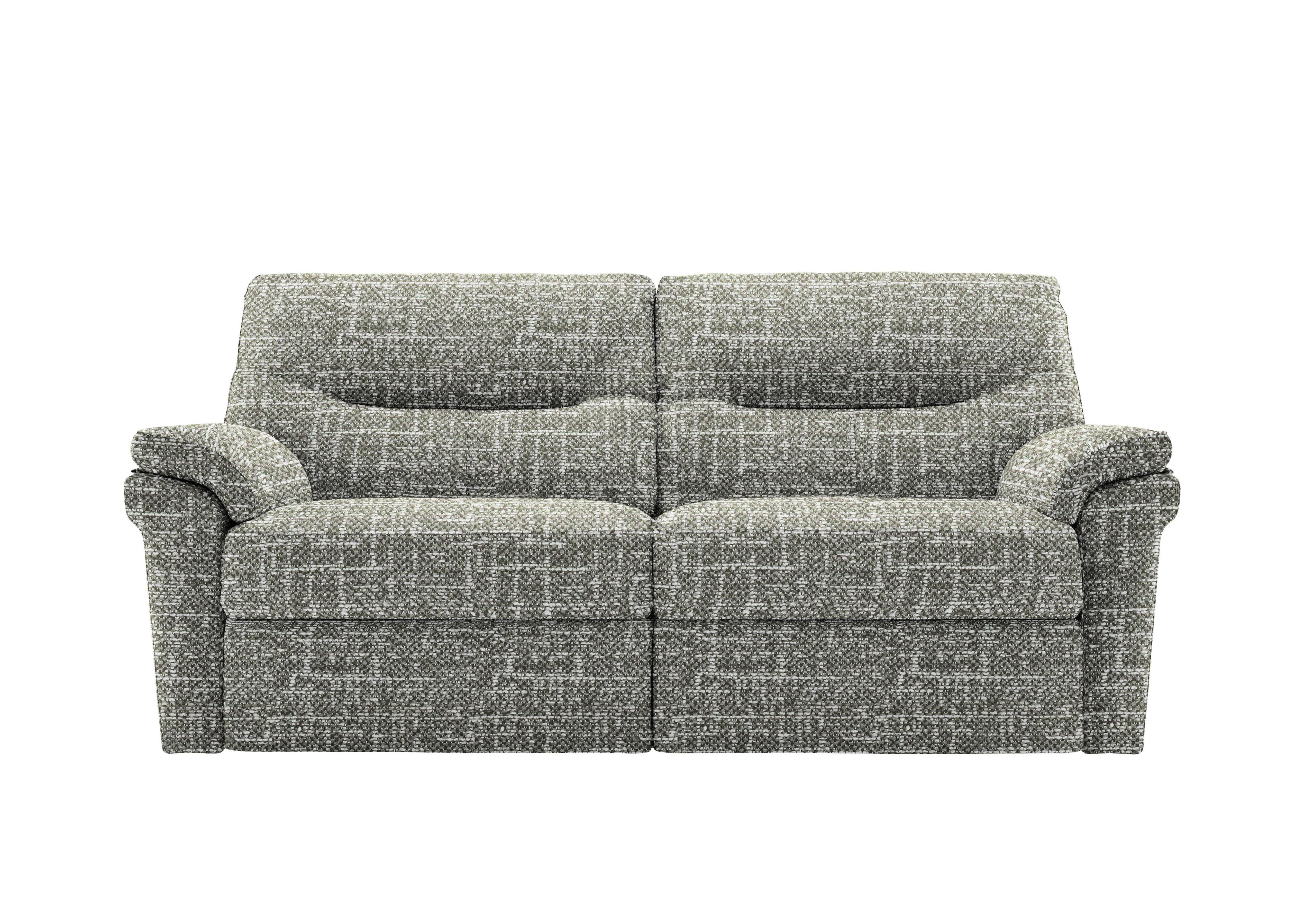 Seattle 3 Seater Fabric Sofa in B293 Valencia Charcoal on Furniture Village