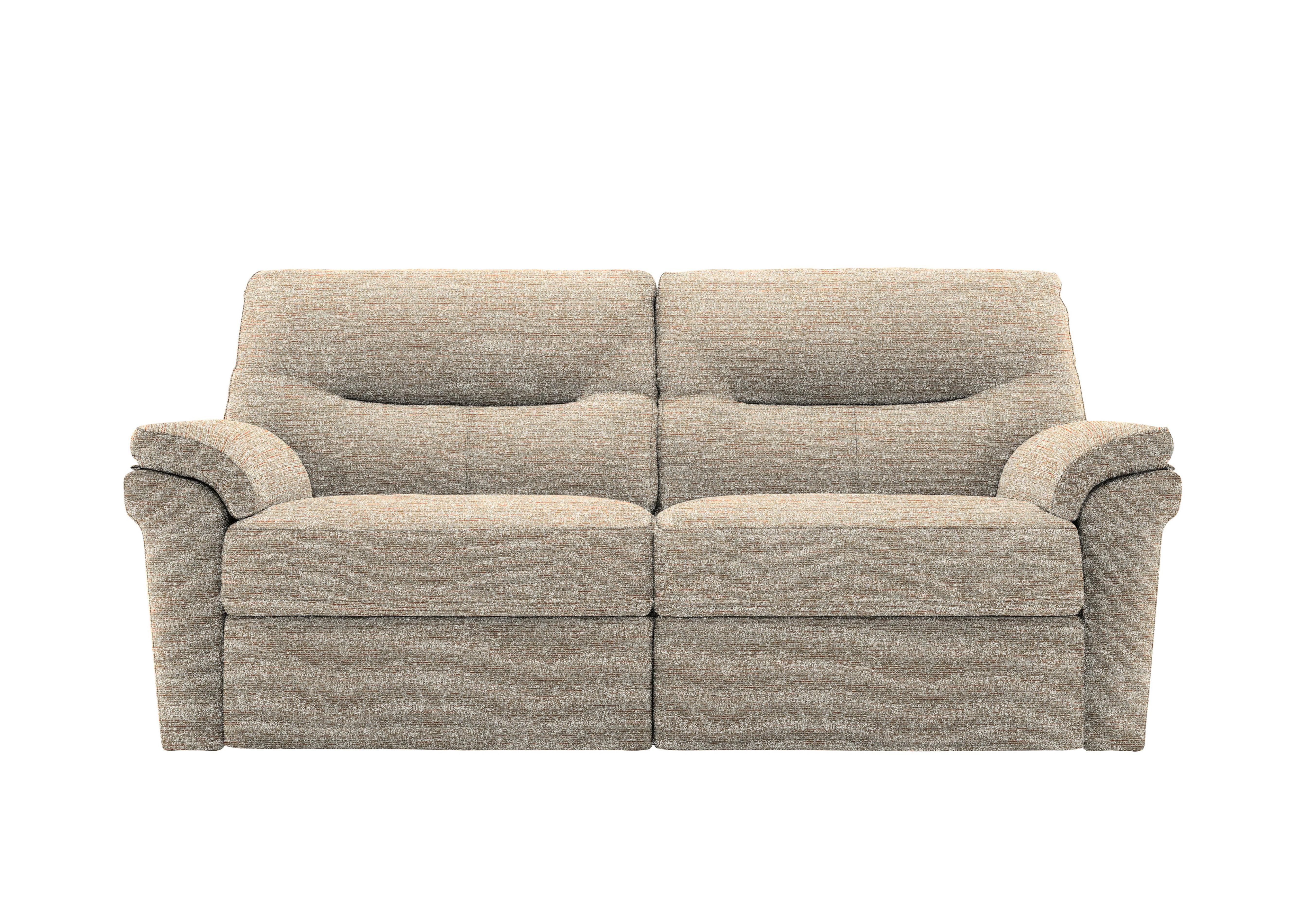 Seattle 3 Seater Fabric Sofa in C030 Kampala Beige on Furniture Village