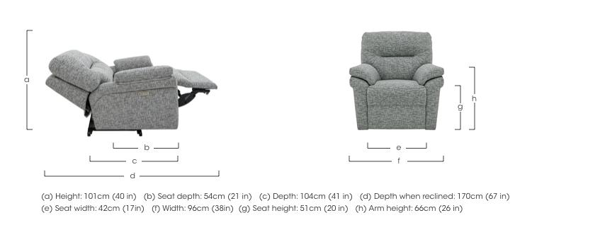Seattle Fabric Armchair in  on Furniture Village