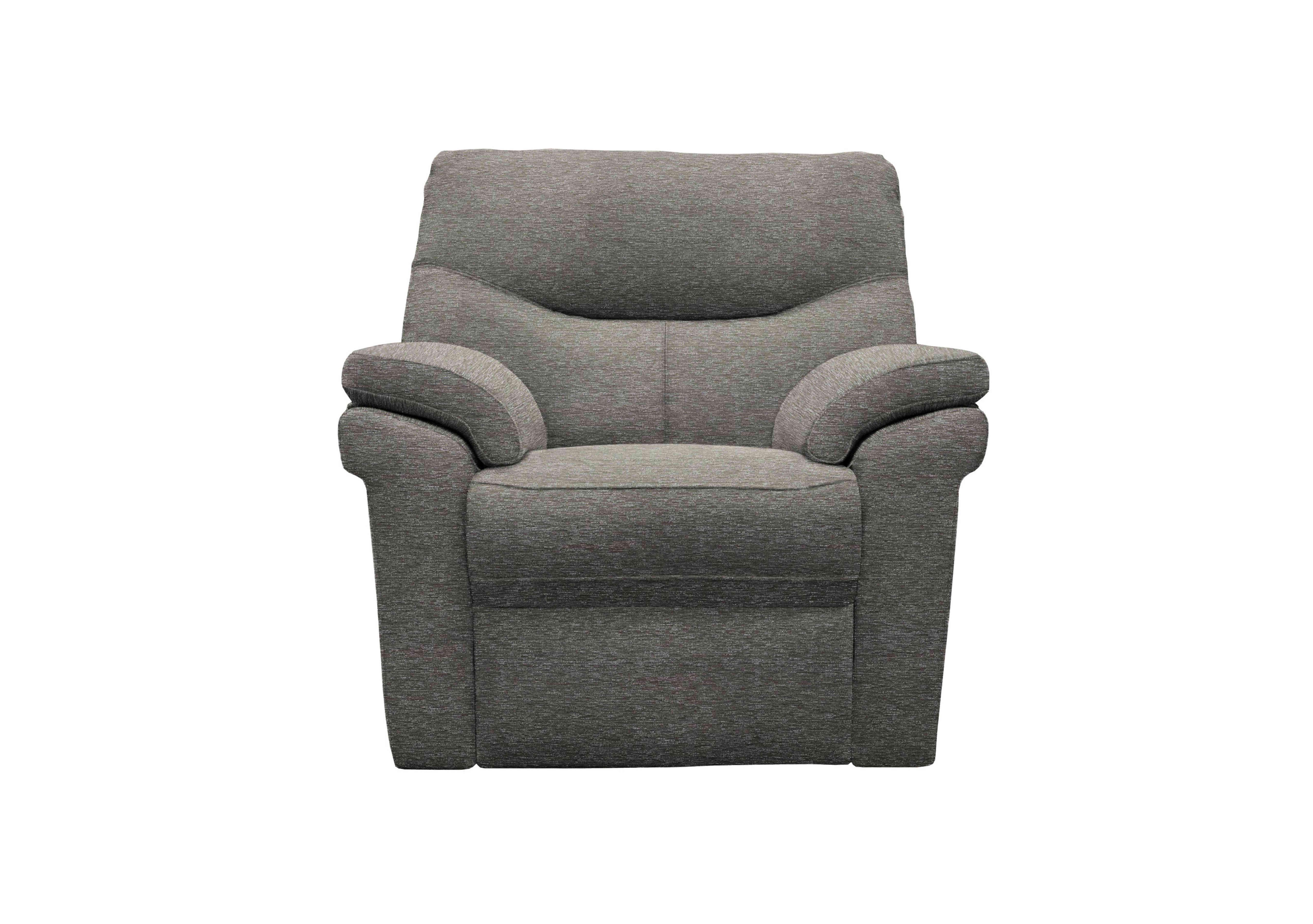 Seattle Fabric Armchair in B080 Mirage Slate on Furniture Village