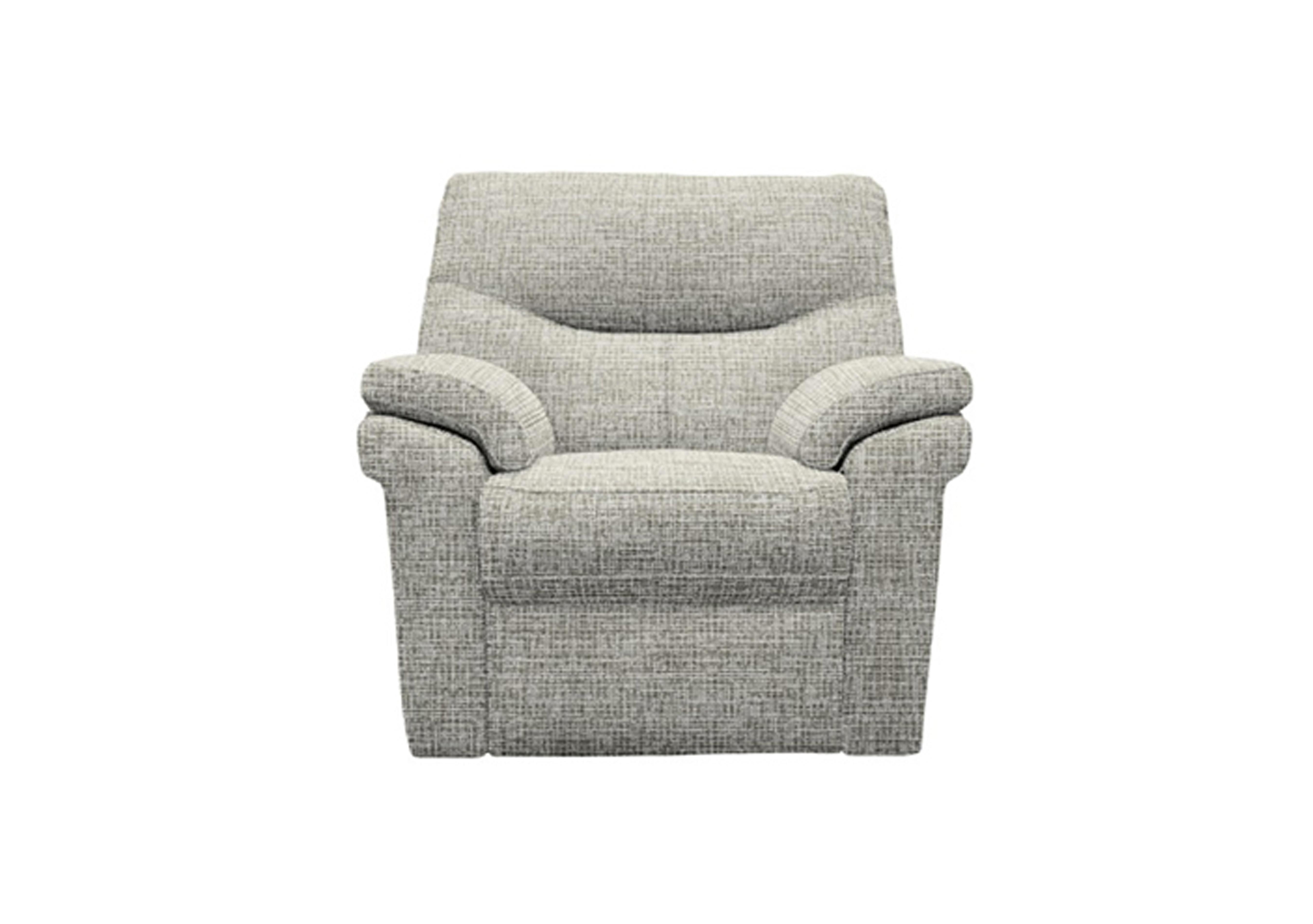 Seattle Fabric Armchair in B921 Waffle Smoke on Furniture Village