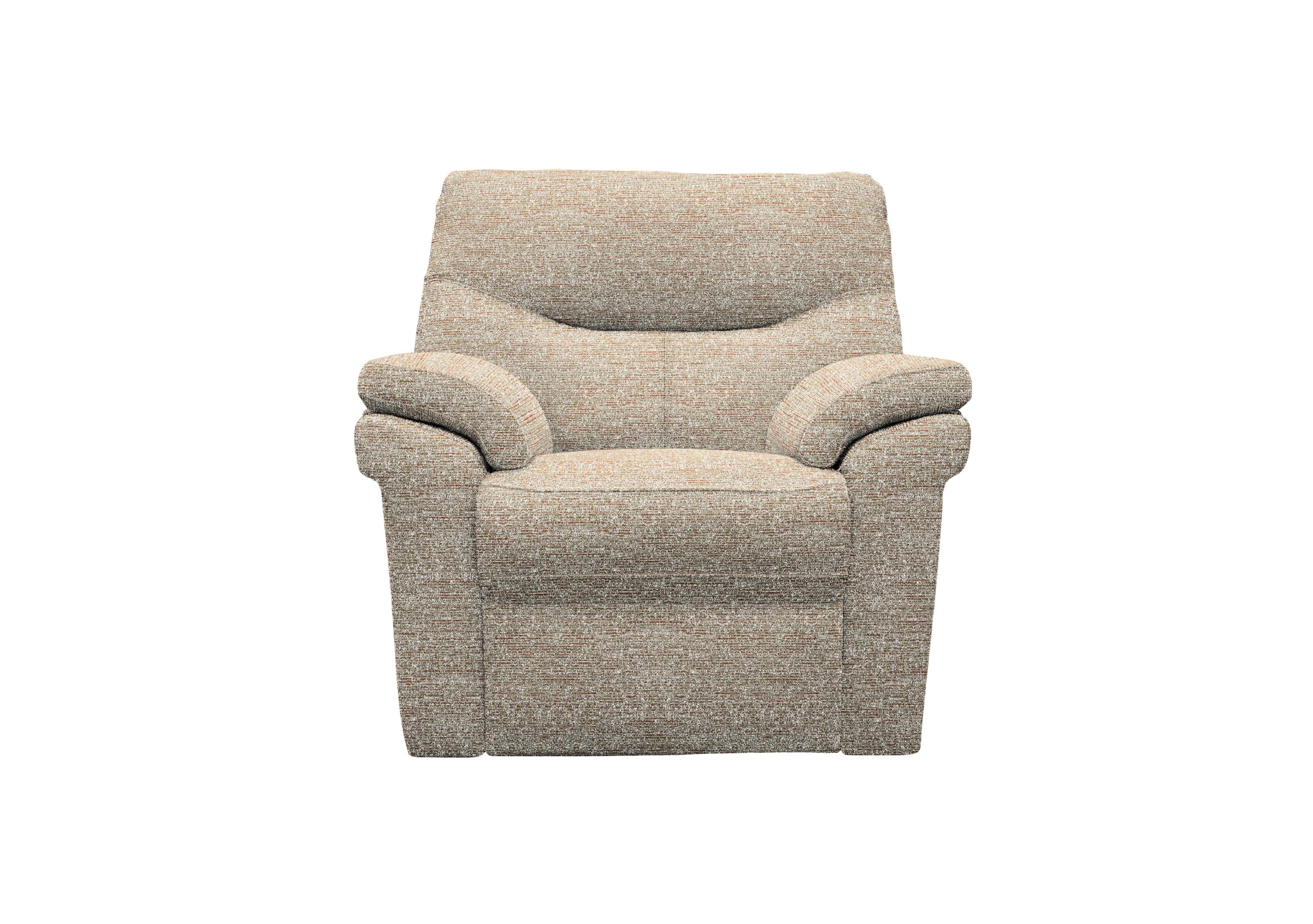 Seattle Fabric Armchair in C030 Kampala Beige on Furniture Village