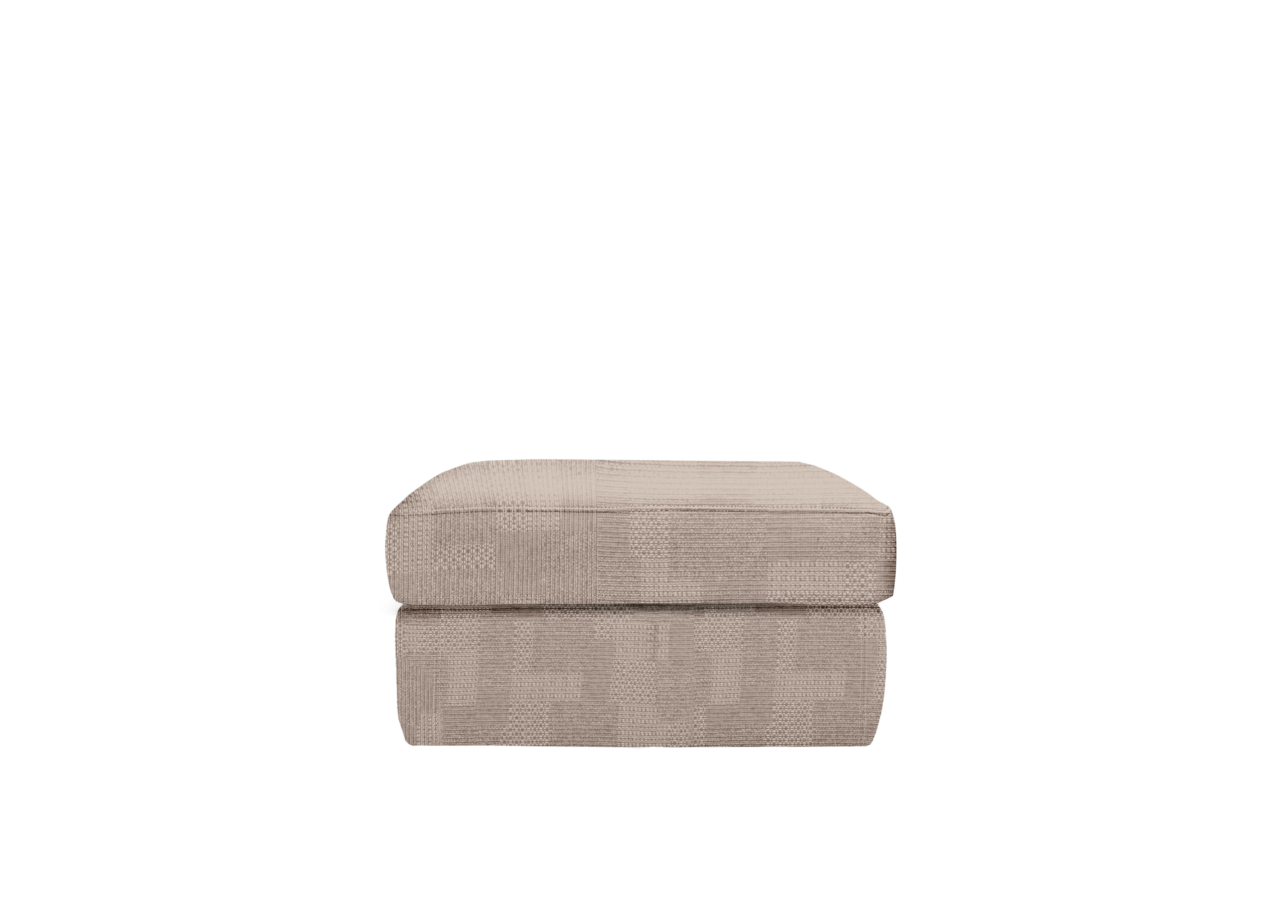 Seattle Fabric Footstool in A801 Faro Mist on Furniture Village