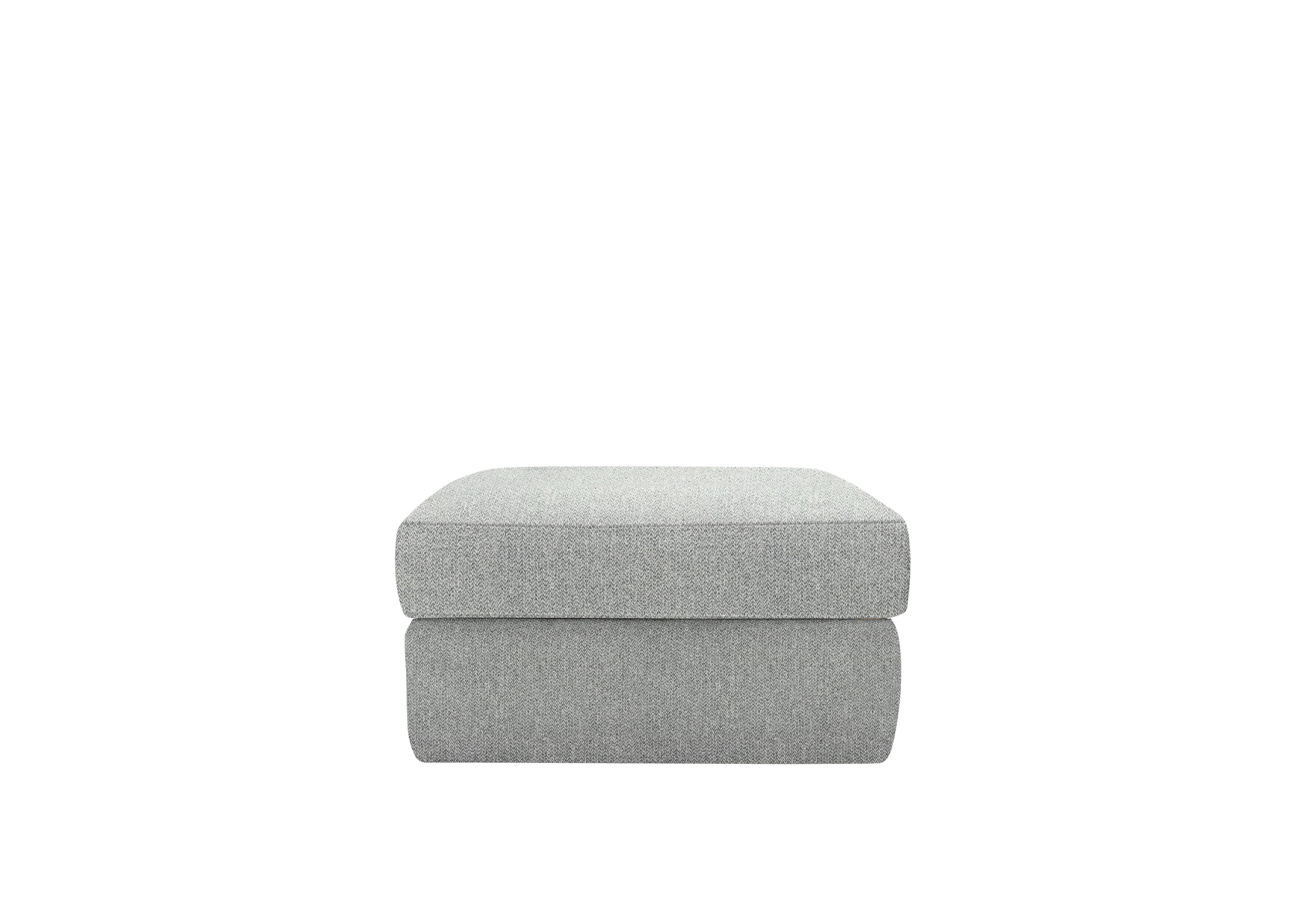 Seattle Fabric Storage Footstool in A011 Swift Cygnet on Furniture Village