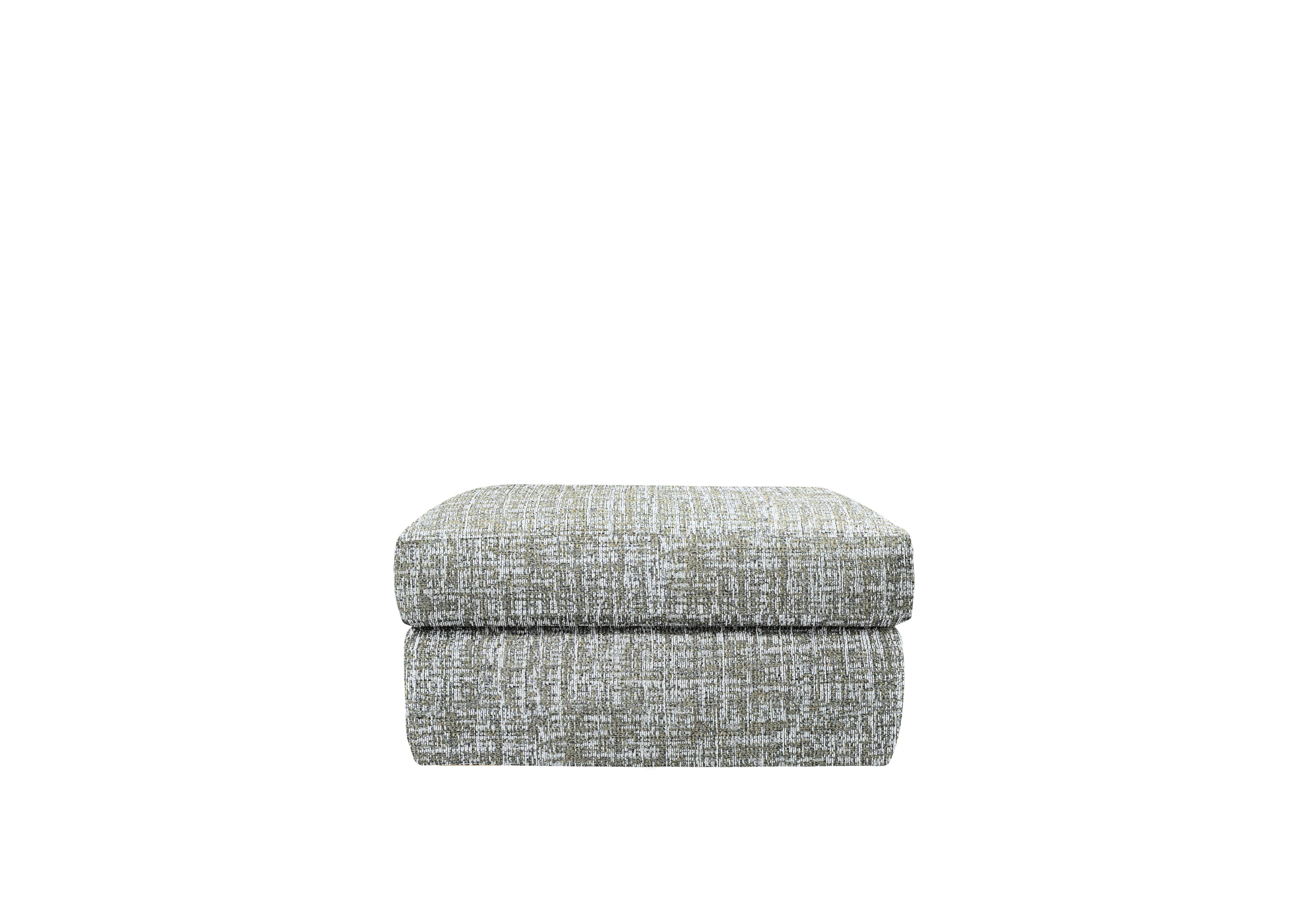 Seattle Fabric Storage Footstool in B102 Shore Oatmeal on Furniture Village